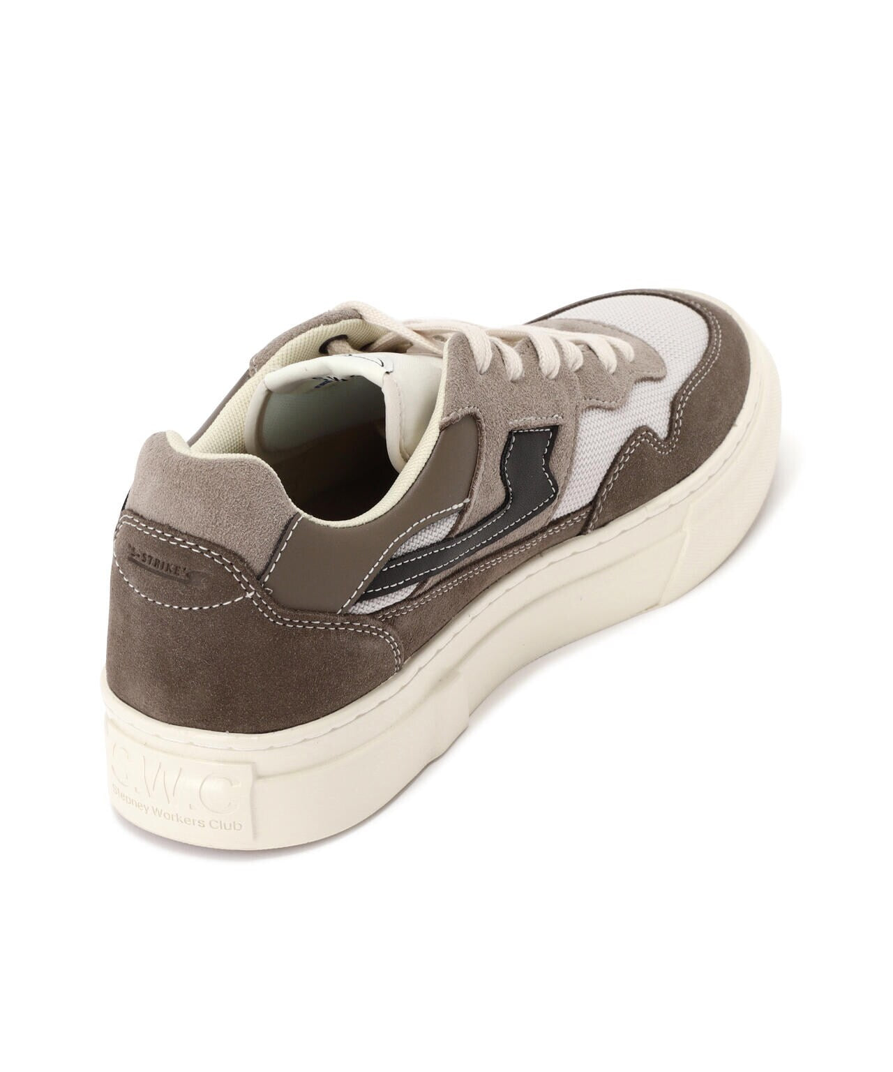 Stepney Workers Club【S.W.C】PEARL S-STRIKE SUEDE MIX SMOKE YA09555