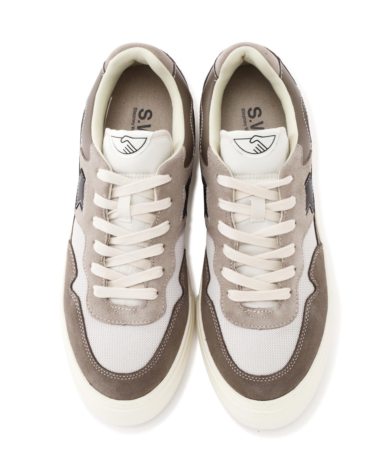 Stepney Workers Club【S.W.C】PEARL S-STRIKE SUEDE MIX SMOKE YA09555