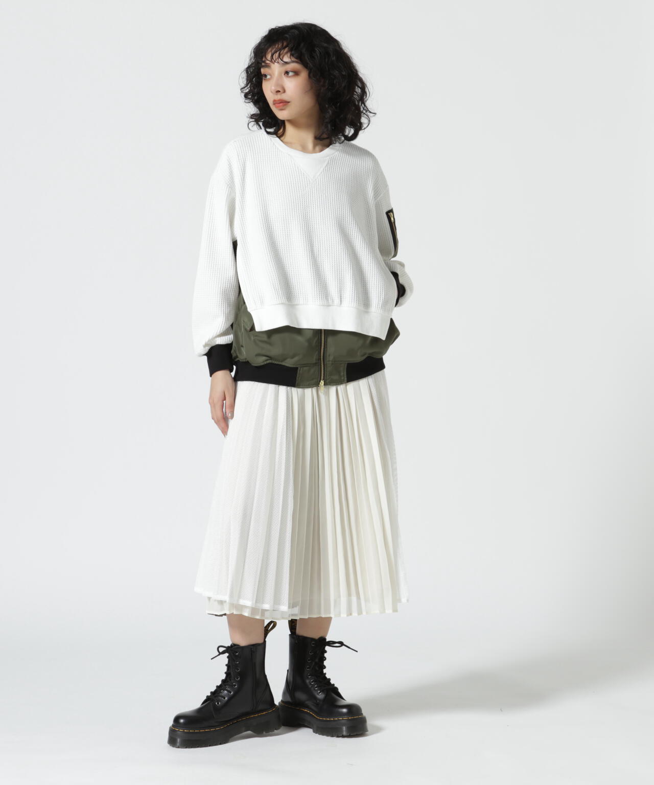 Risley(リズレー) 別注メッシュプリーツスカート