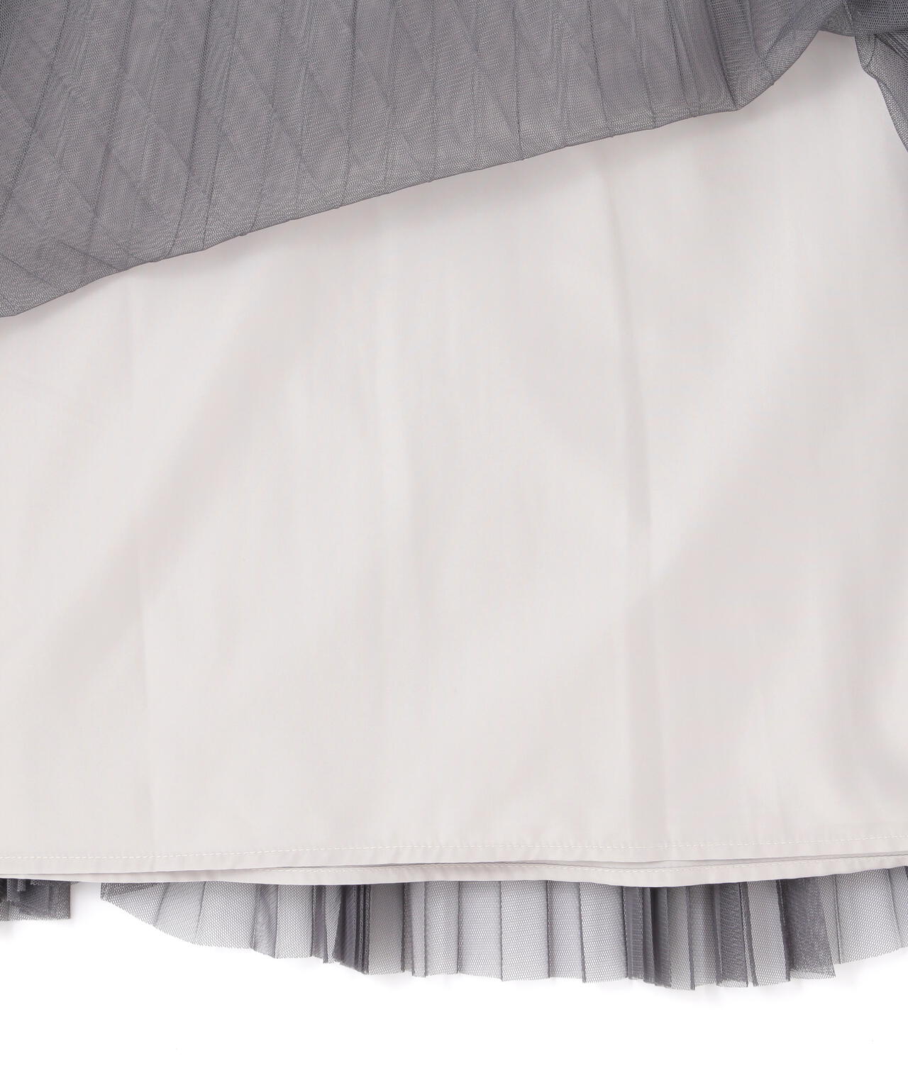 AULA AILA(アウラ アイラ)別注デニムプリーツレイヤードスカート