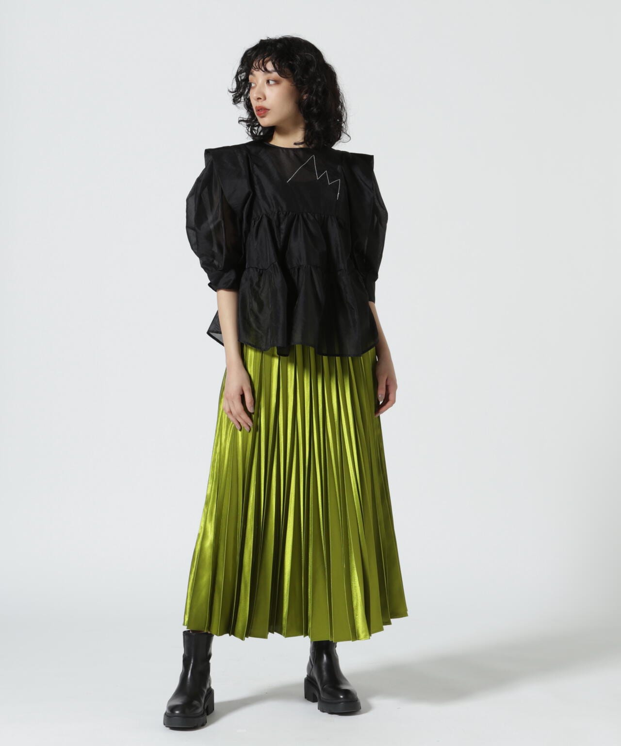 RUMCHE(ラムシェ) 別注Stitch Gatherd Tops