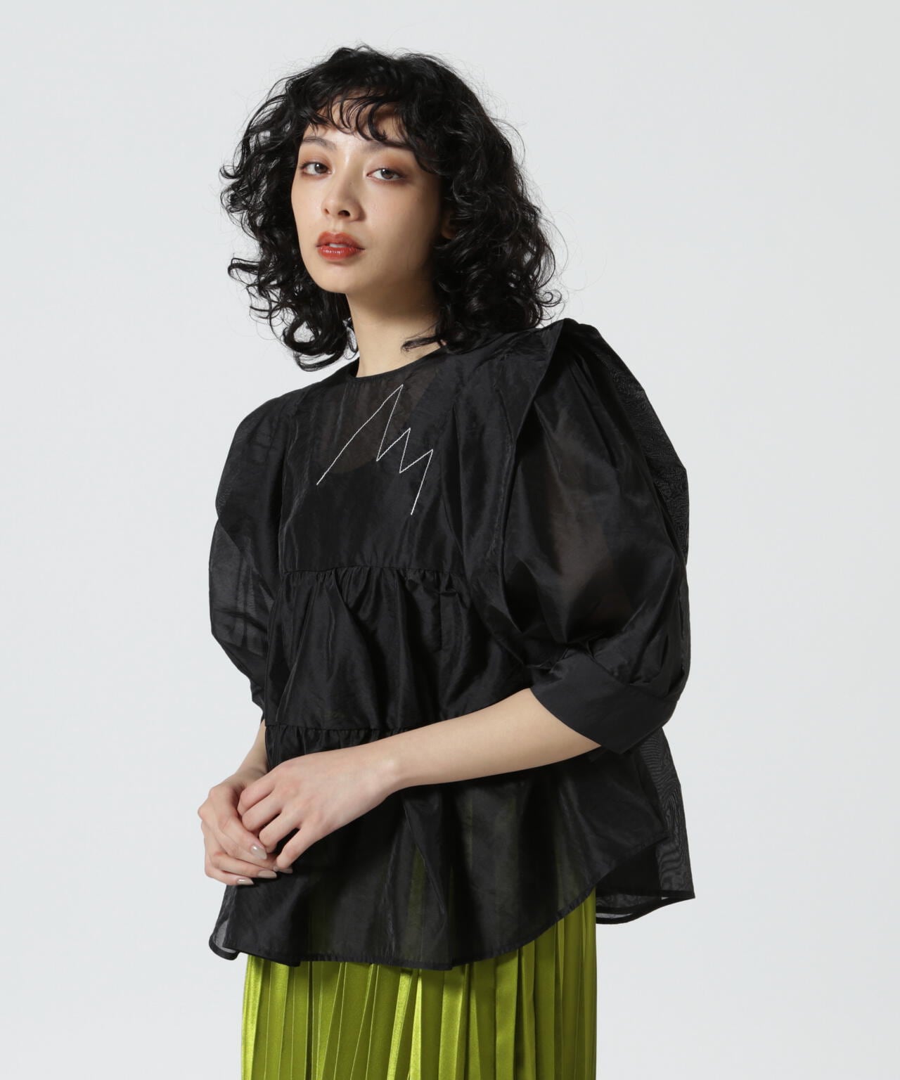 RUMCHE(ラムシェ) 別注Stitch Gatherd Tops