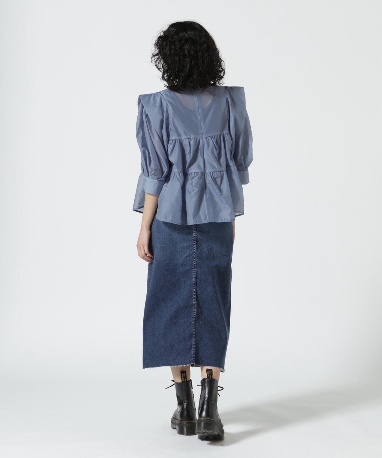 RUMCHE(ラムシェ) 別注Stitch Gatherd Tops