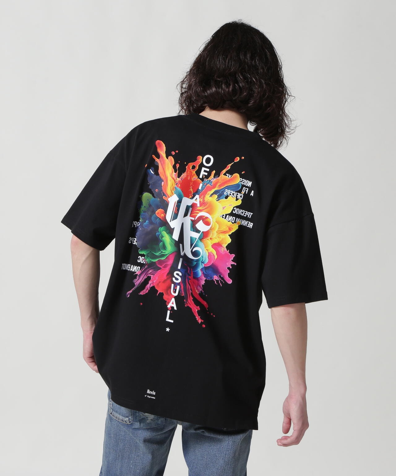 A4A/エーフォーエー/PAINT SST ペイントショートスリーブT