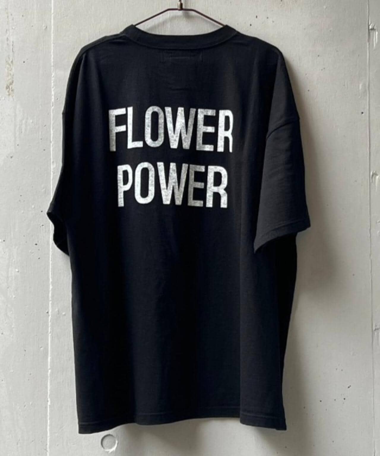 REMI RELIEF / 別注LW加工 20/-天竺BIGサイズ FLOWER POWER