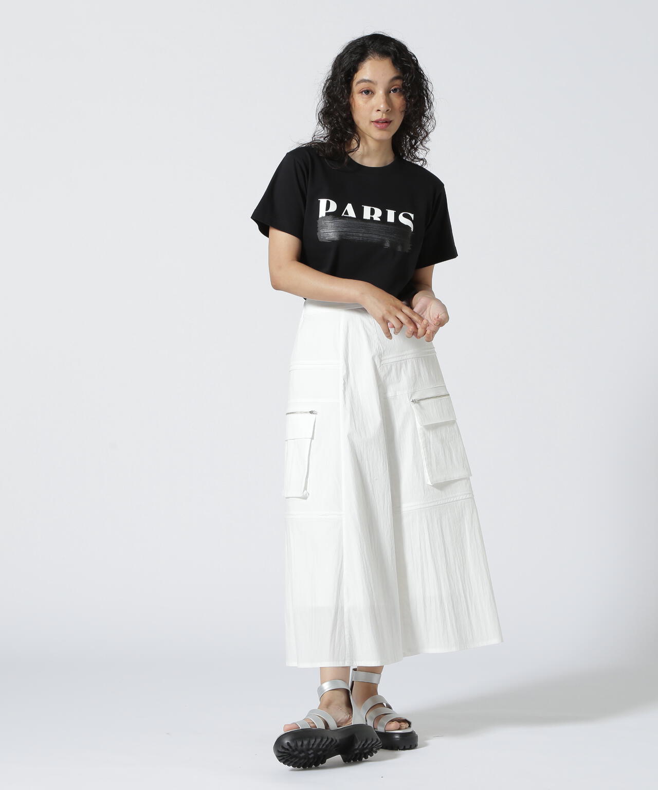 DROIT BELLO(ドロイトベロ)ブラッシュPARIS Tシャツ