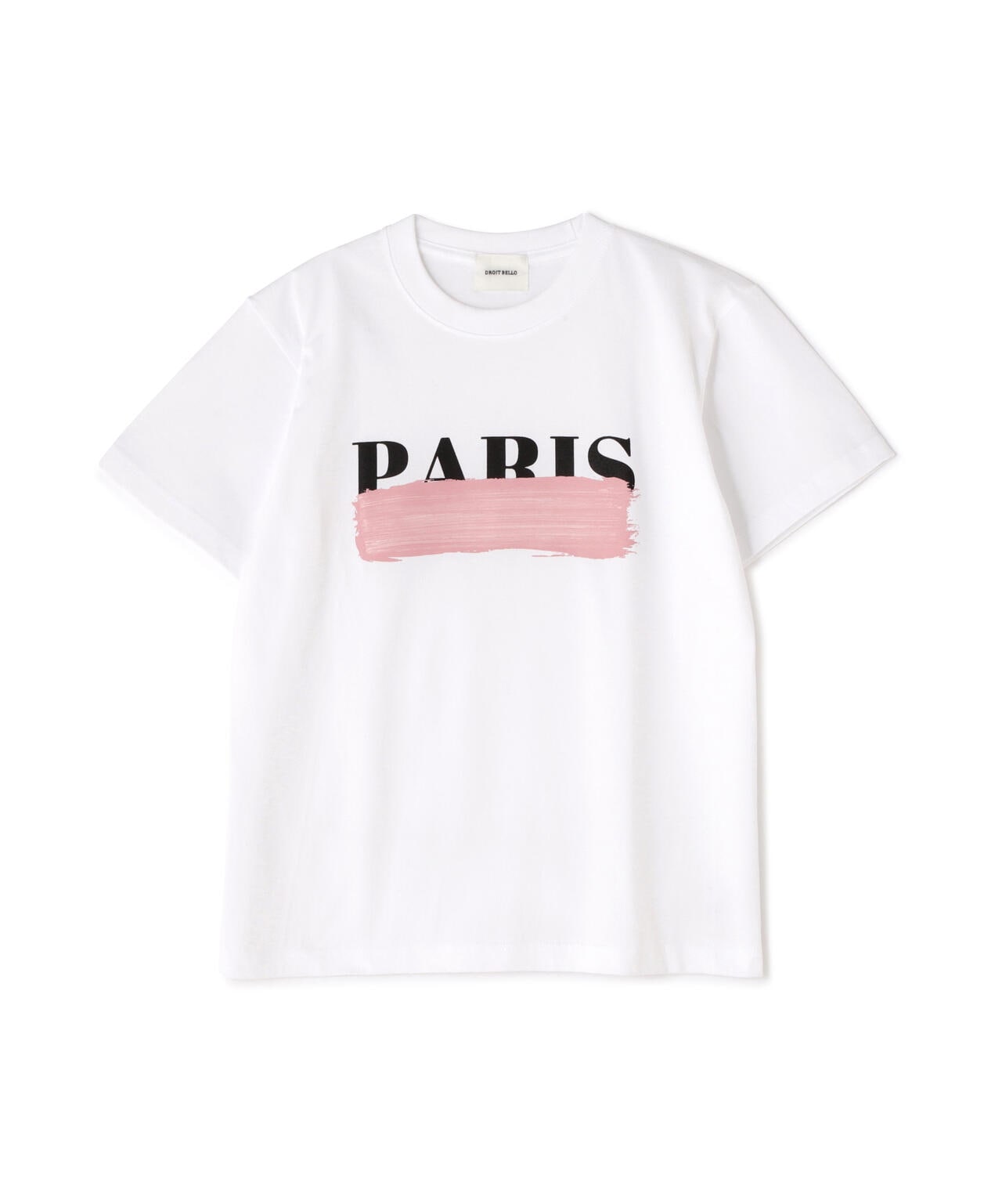 DROIT BELLO(ドロイトベロ)ブラッシュPARIS Tシャツ