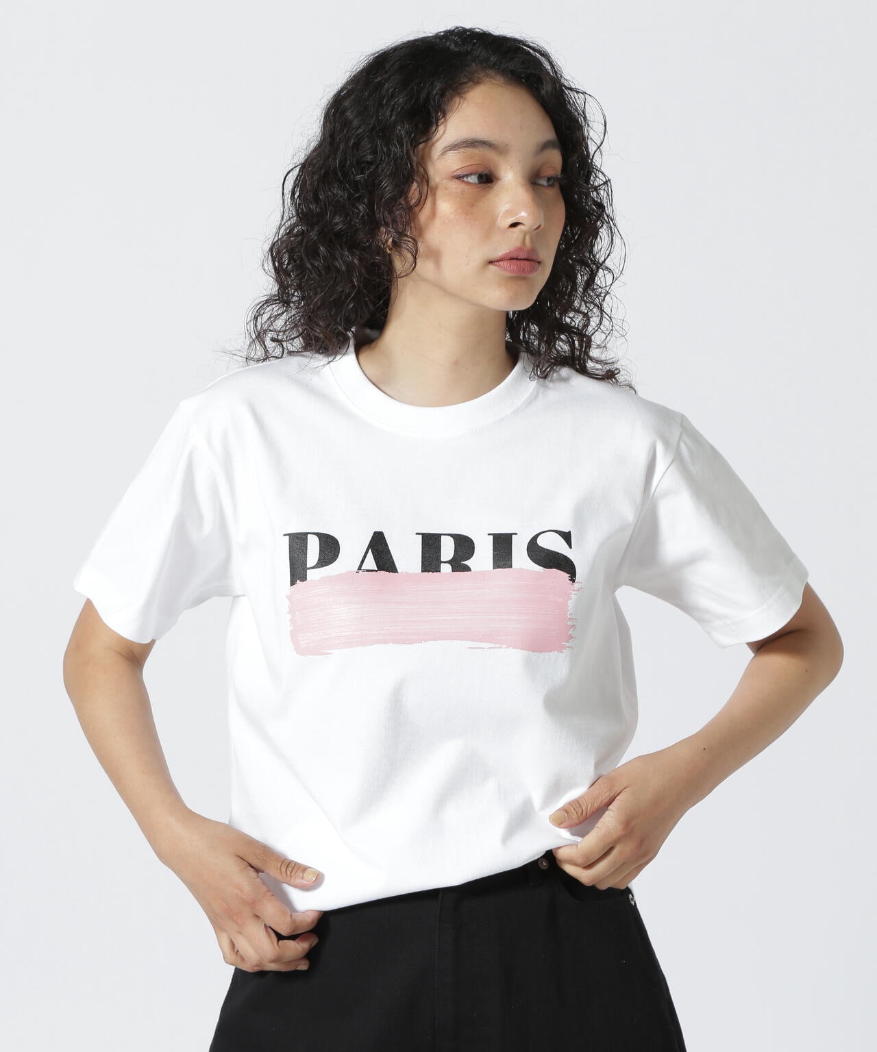 DROIT BELLO(ドロイトベロ)ブラッシュPARIS Tシャツ