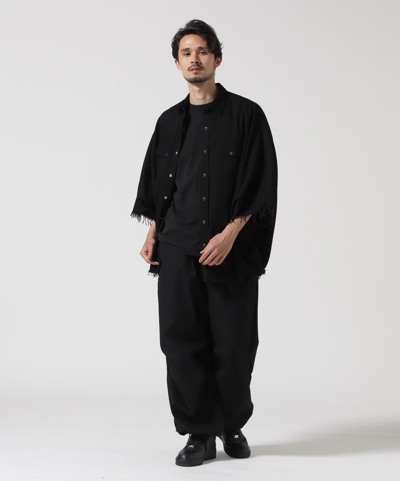 MINEDENIM(マインデニム)Square Big Denim Western SH
