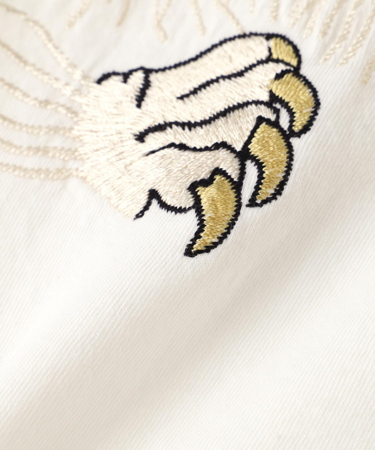 REMI RELIEF(レミレリーフ) 別注LW加工20/-天竺BIGサイズロンT(刺繍:虎)
