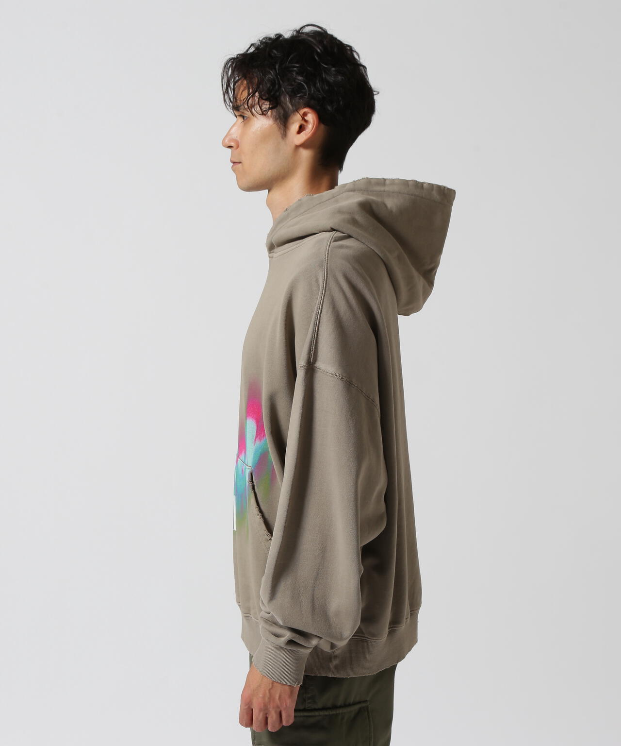 LUSOR(ルーソル)PIGMENT SWEAT HOODIE LIGHT