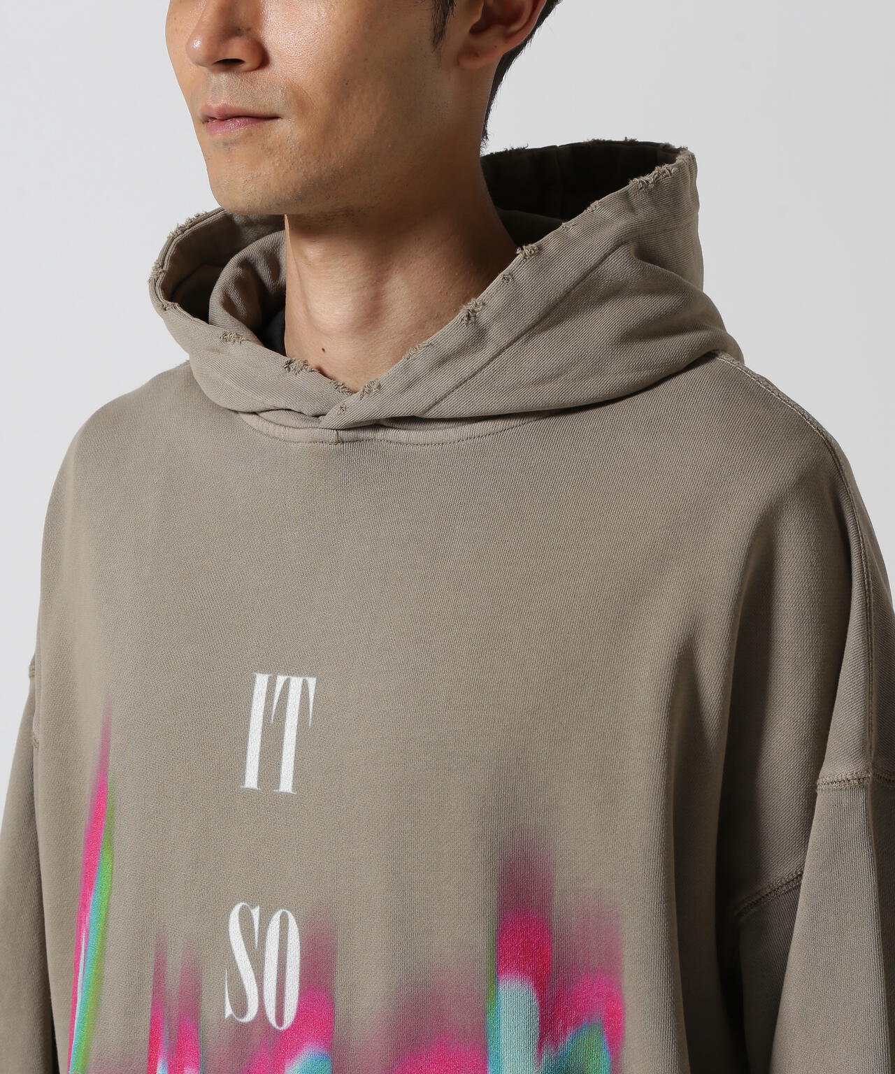 LUSOR(ルーソル)PIGMENT SWEAT HOODIE LIGHT
