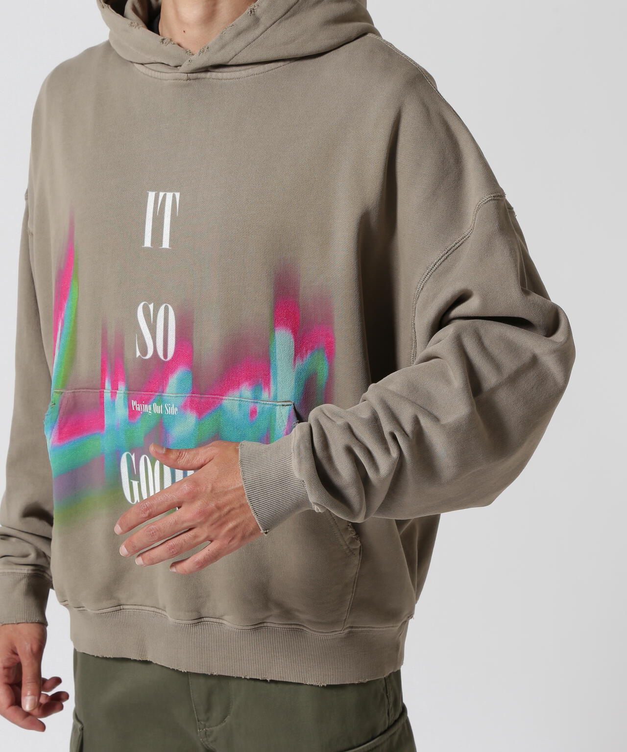 LUSOR(ルーソル)PIGMENT SWEAT HOODIE LIGHT