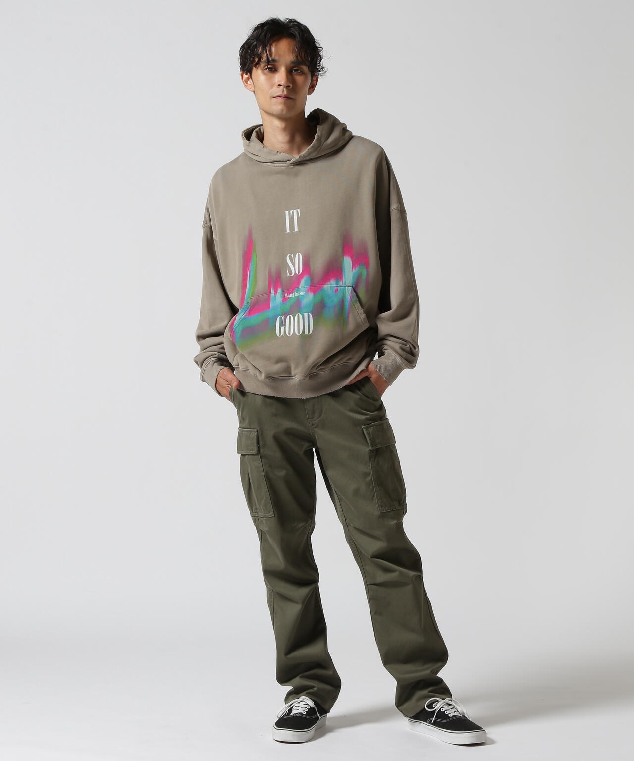 LUSOR(ルーソル)PIGMENT SWEAT HOODIE LIGHT