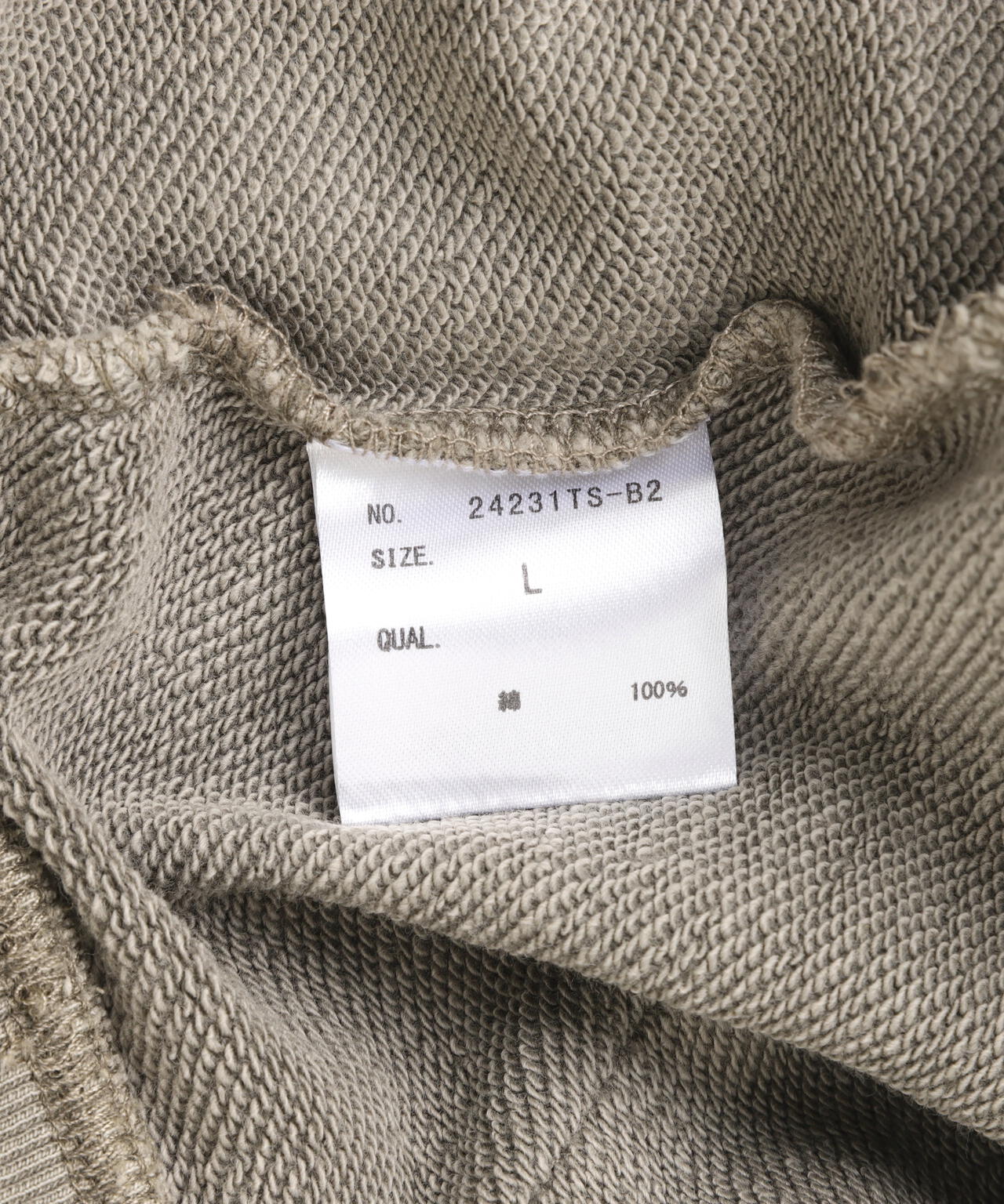 LUSOR(ルーソル)PIGMENT SWEAT HOODIE EMBLEM