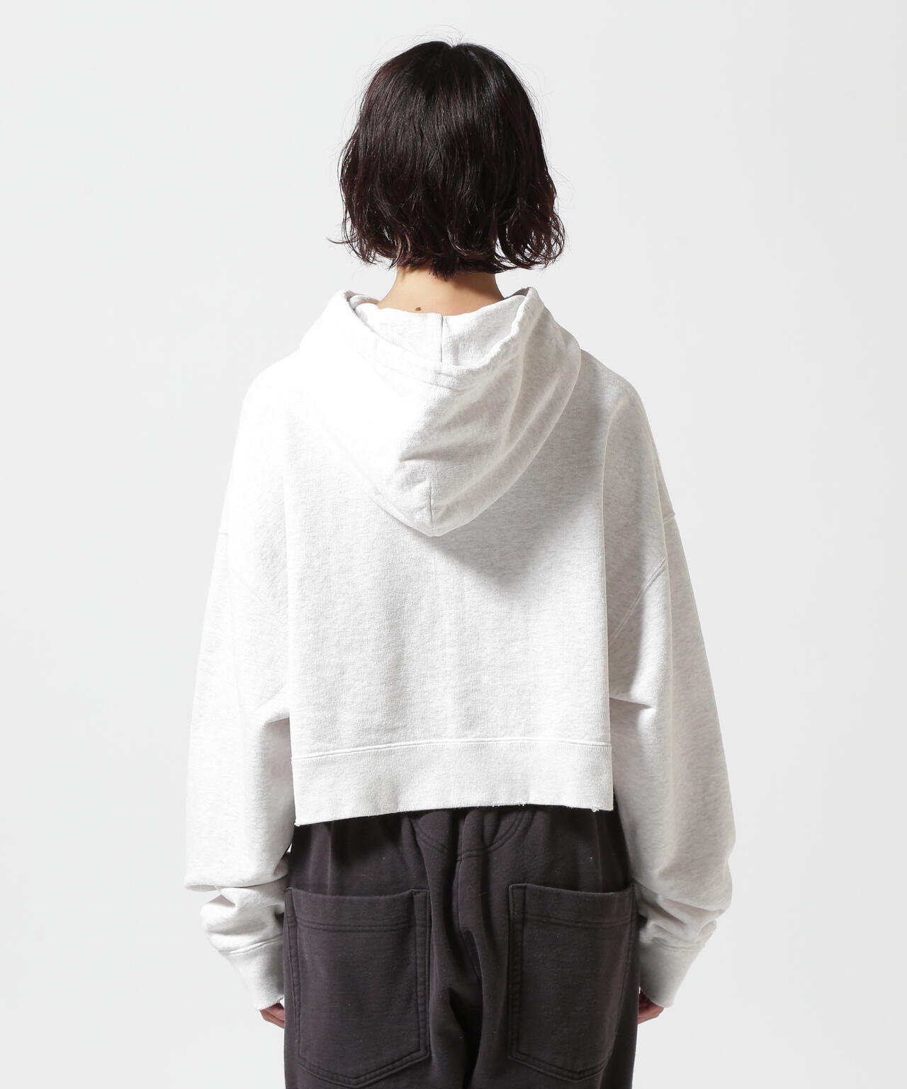NOUNLESS(ナウンレス)SHORT HOODIE TOPS