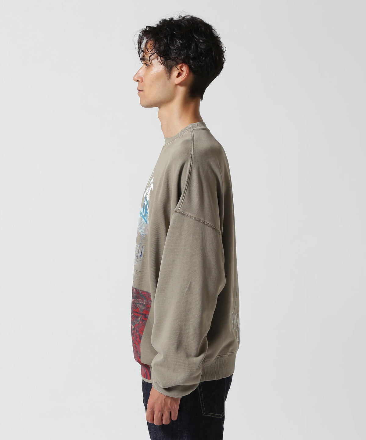 LUSOR(ルーソル)PIGMENT SWEAT OUTSIDE ピグメントスウェット アウトサイド