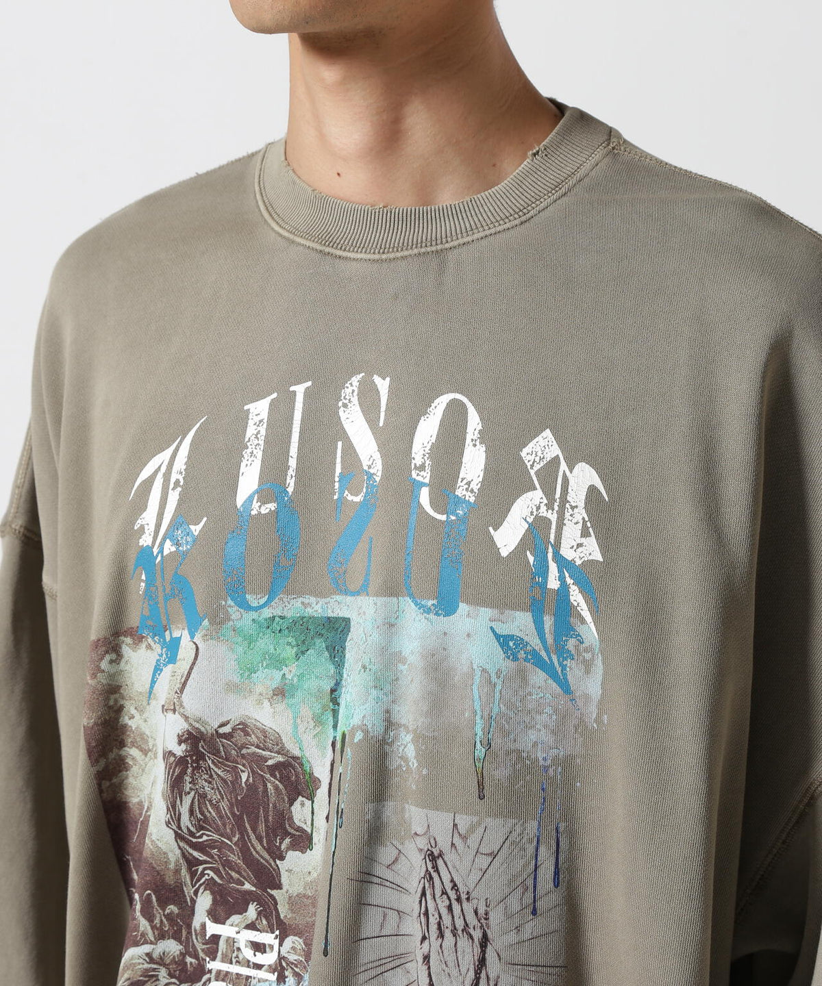 LUSOR(ルーソル)PIGMENT SWEAT OUTSIDE ピグメントスウェット アウトサイド