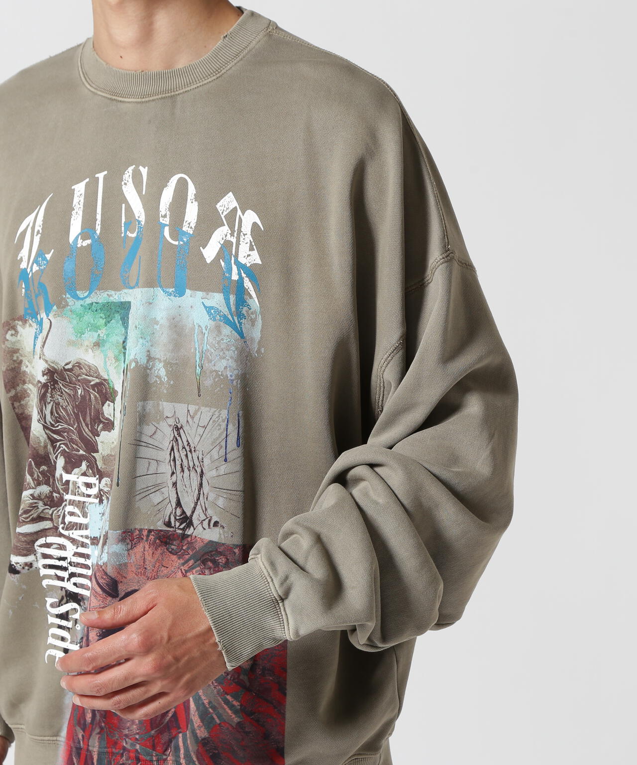 LUSOR(ルーソル)PIGMENT SWEAT OUTSIDE ピグメントスウェット アウトサイド