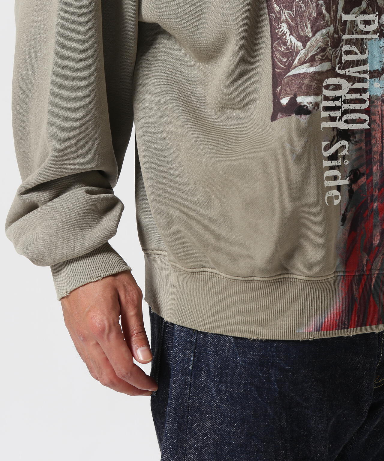 LUSOR(ルーソル)PIGMENT SWEAT OUTSIDE ピグメントスウェット アウトサイド