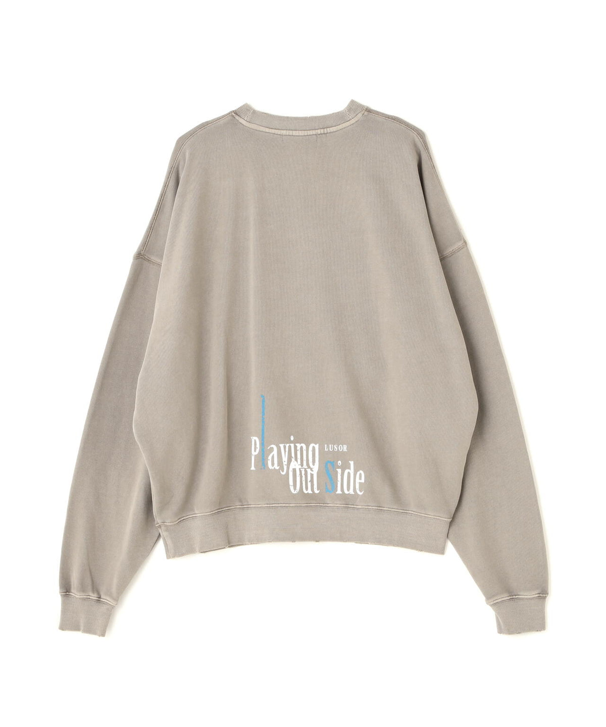 LUSOR(ルーソル)PIGMENT SWEAT OUTSIDE ピグメントスウェット アウトサイド