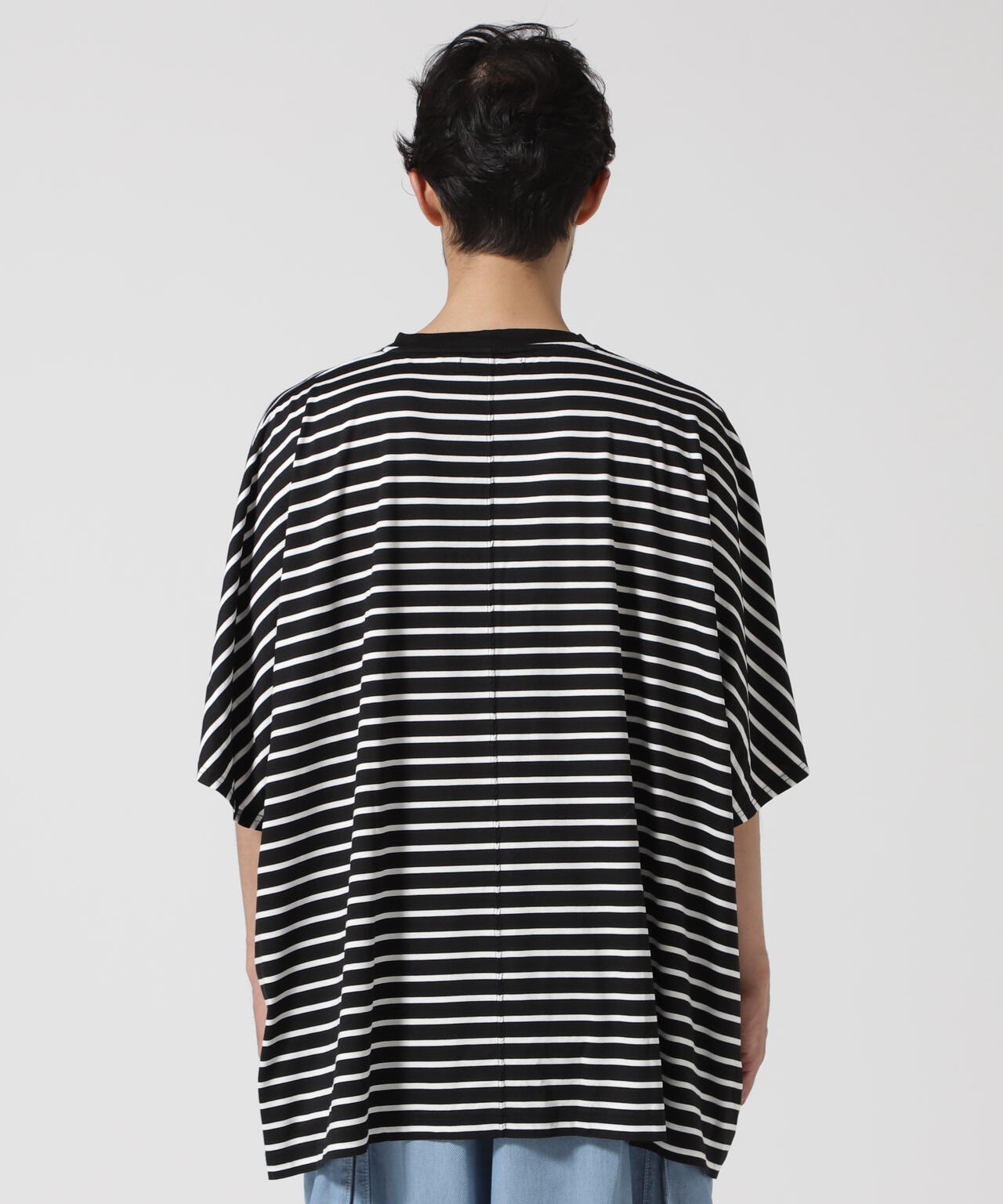 MINEDENIM(マインデニム)Square Big Border T-SH