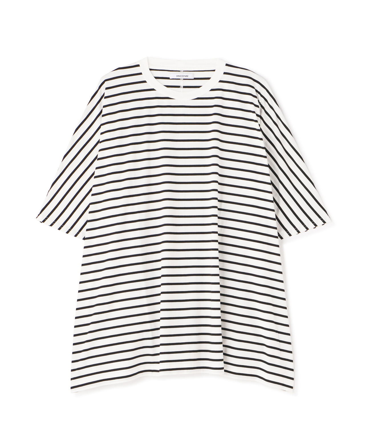 MINEDENIM(マインデニム)Square Big Border T-SH