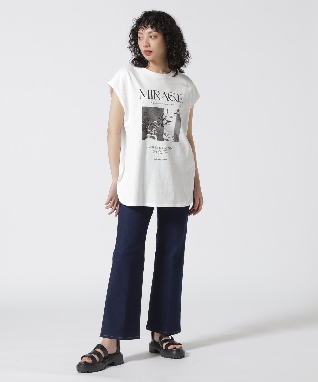 DROIT BELLO(ドロイトベロ)PHOTOフレンチTシャツ
