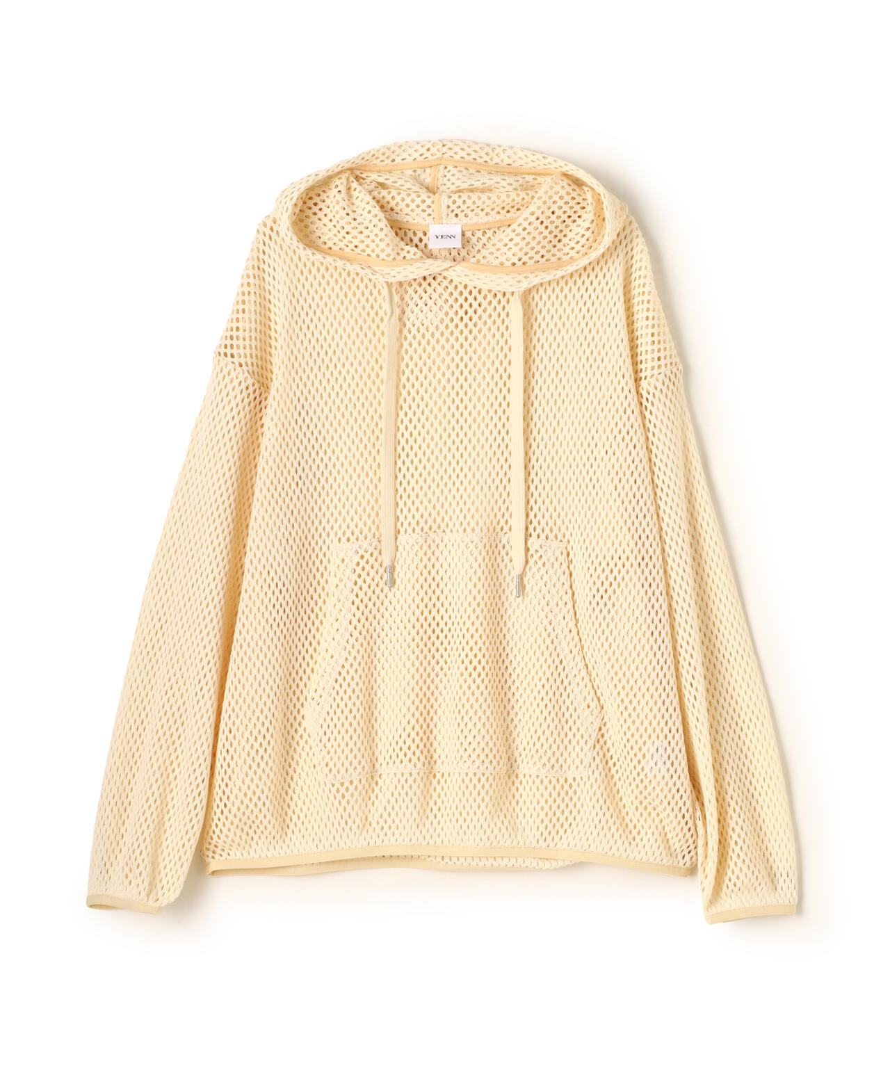 YENN (イエン)MESH LACE HOODIEプルオーバー