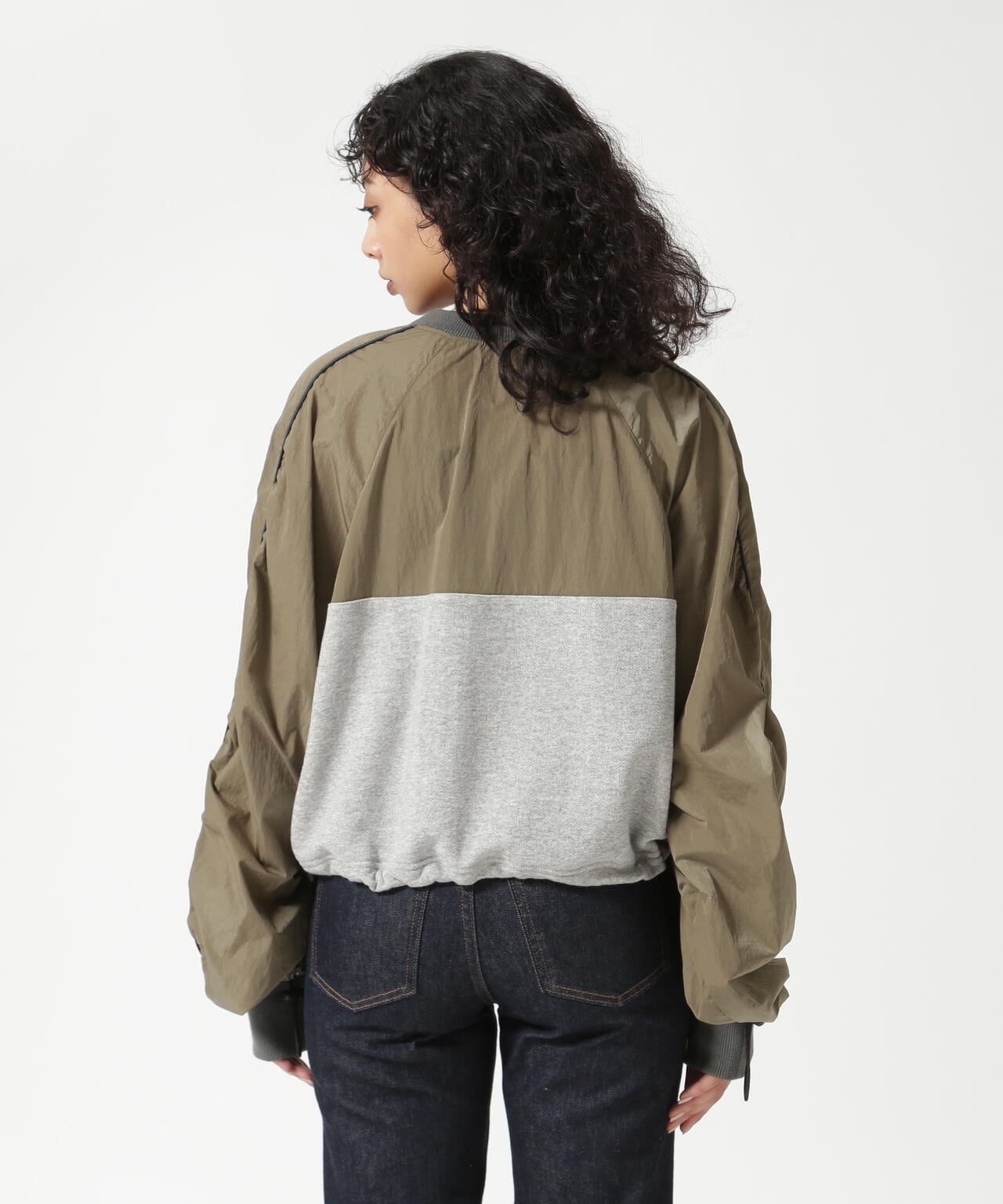 NOUNLESS(ナウンレス)SPORTY SWEAT DOCKING TOPS