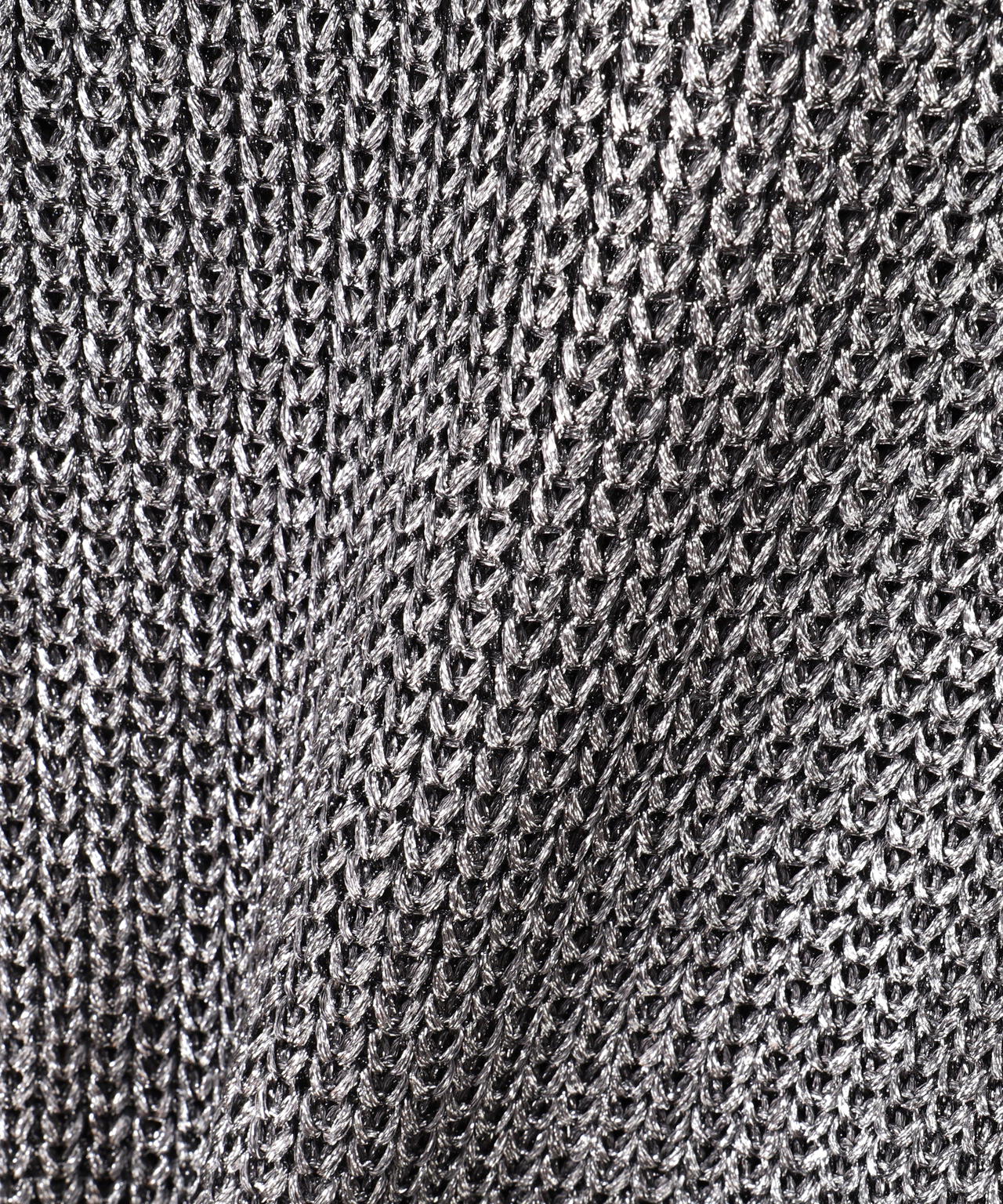 NOUNLESS(ナウンレス)SHINY FOIL GRUNGE KNIT