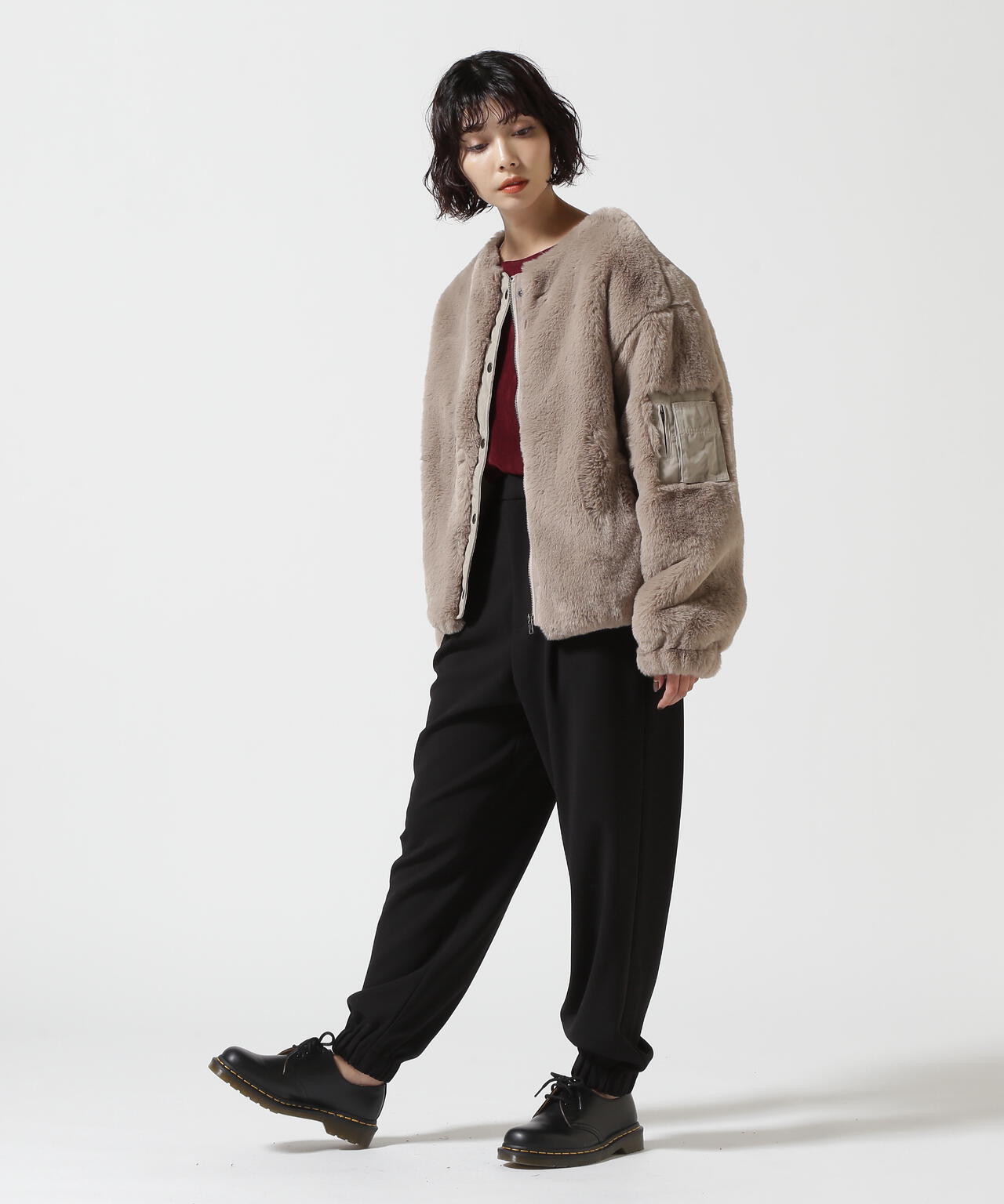 DROIT BELLO(ドロイトベロ)フェイクファーブルゾン