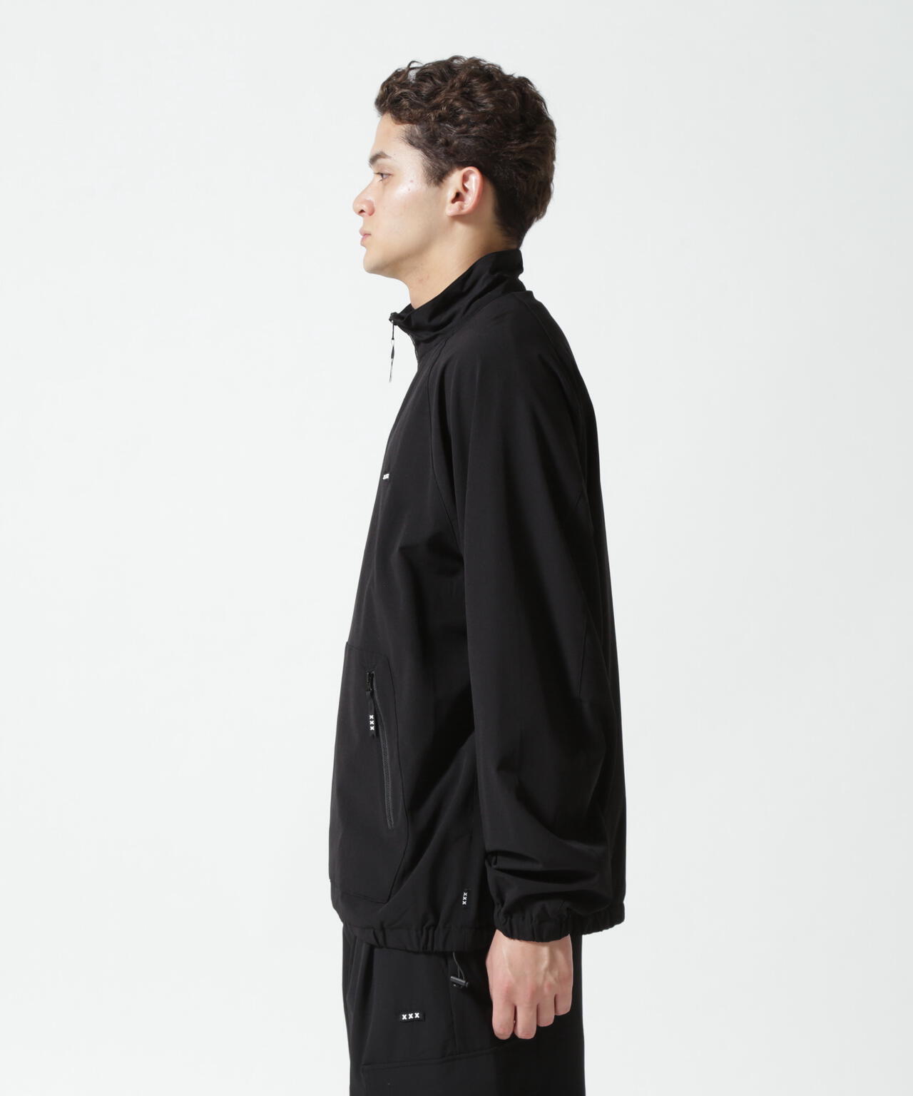 GOD SELECTION XXX / GX-A25-JK-01 / NYLON HALF ZIP JACKET