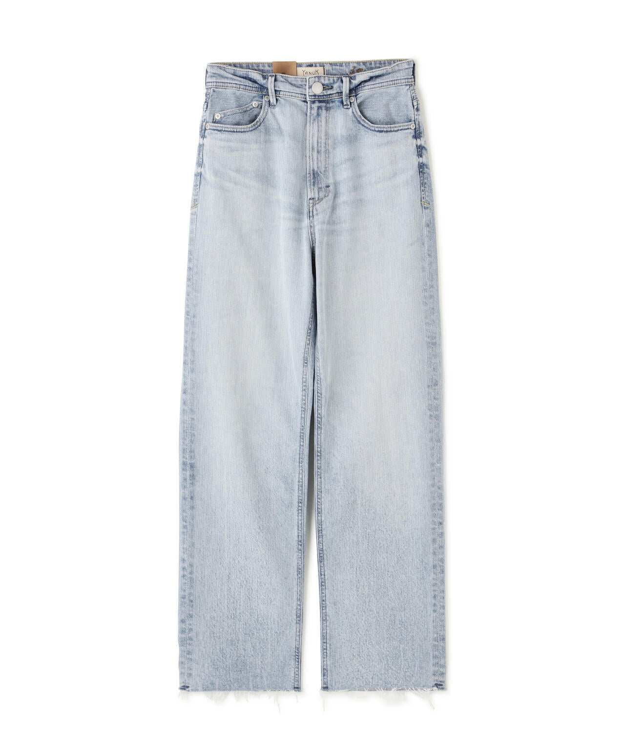 YANUK(ヤヌーク) LEA/ボーイズストレート/カットオフフロスト/COF