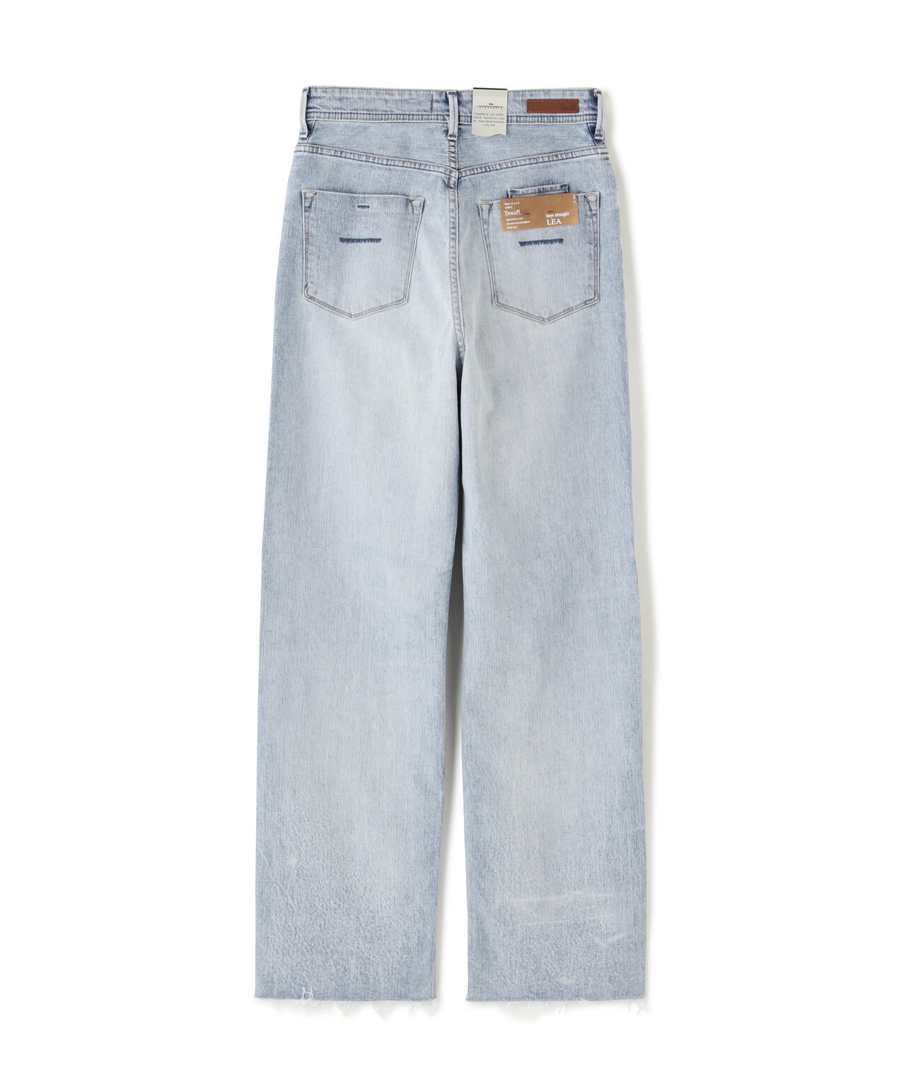 YANUK(ヤヌーク) LEA/ボーイズストレート/カットオフフロスト/COF