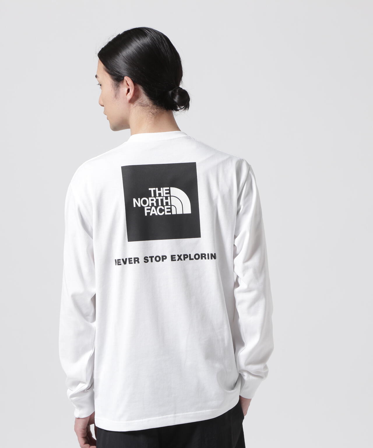 THE NORTH FACE/ザ・ノース・フェイス L/S Back Square Logo Tee