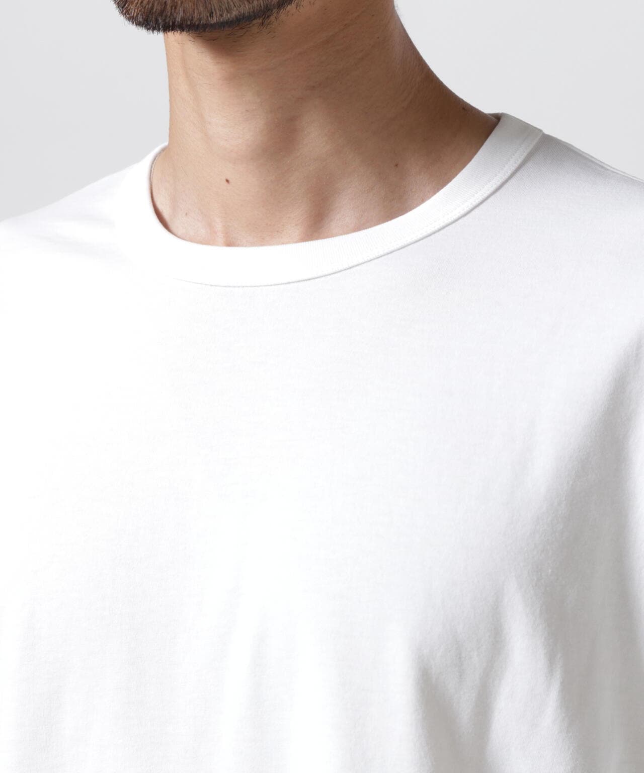 ATON (エイトン) DRY COTTON JERSEY L/S T-SHIRT