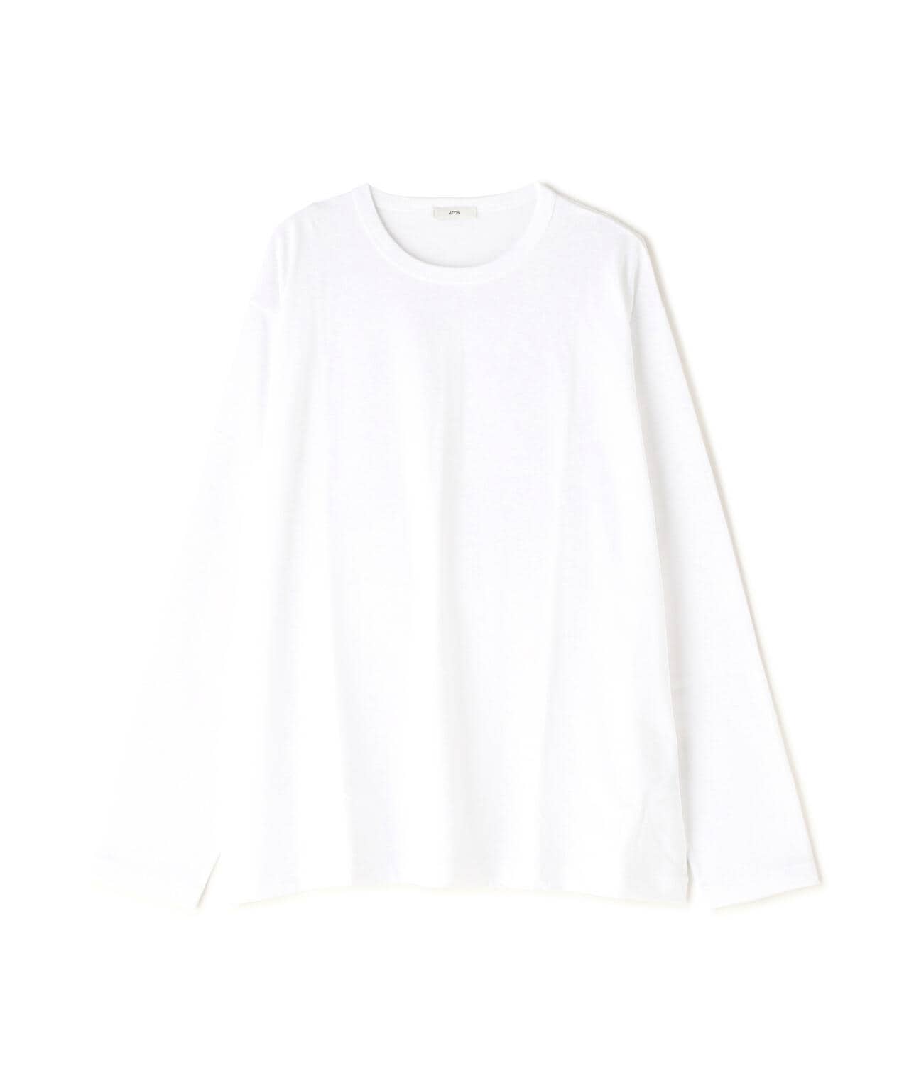 ATON (エイトン) DRY COTTON JERSEY L/S T-SHIRT