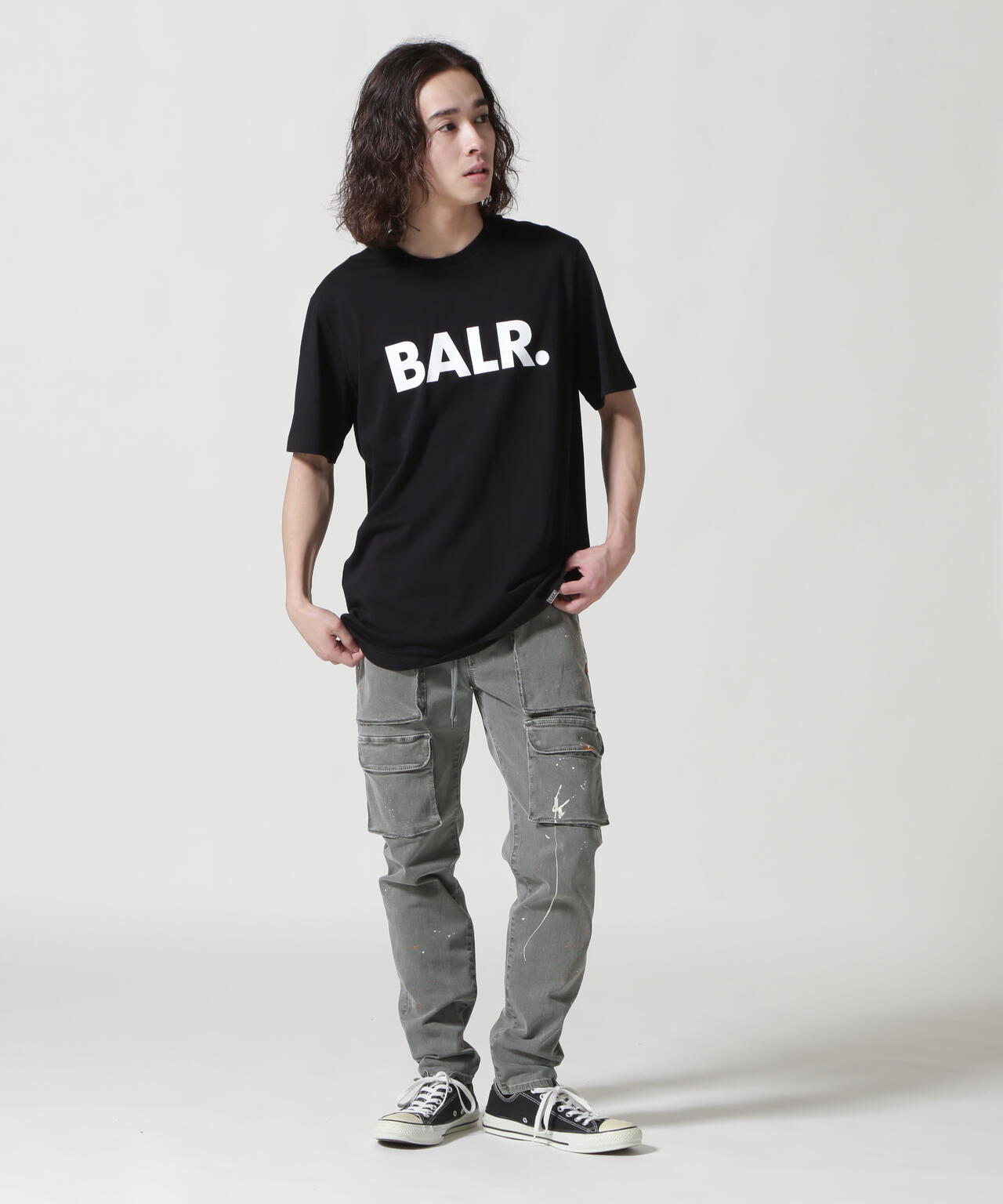 BALR./ボーラー/BRAND STRAIGHT T-SHIRT/正規商品
