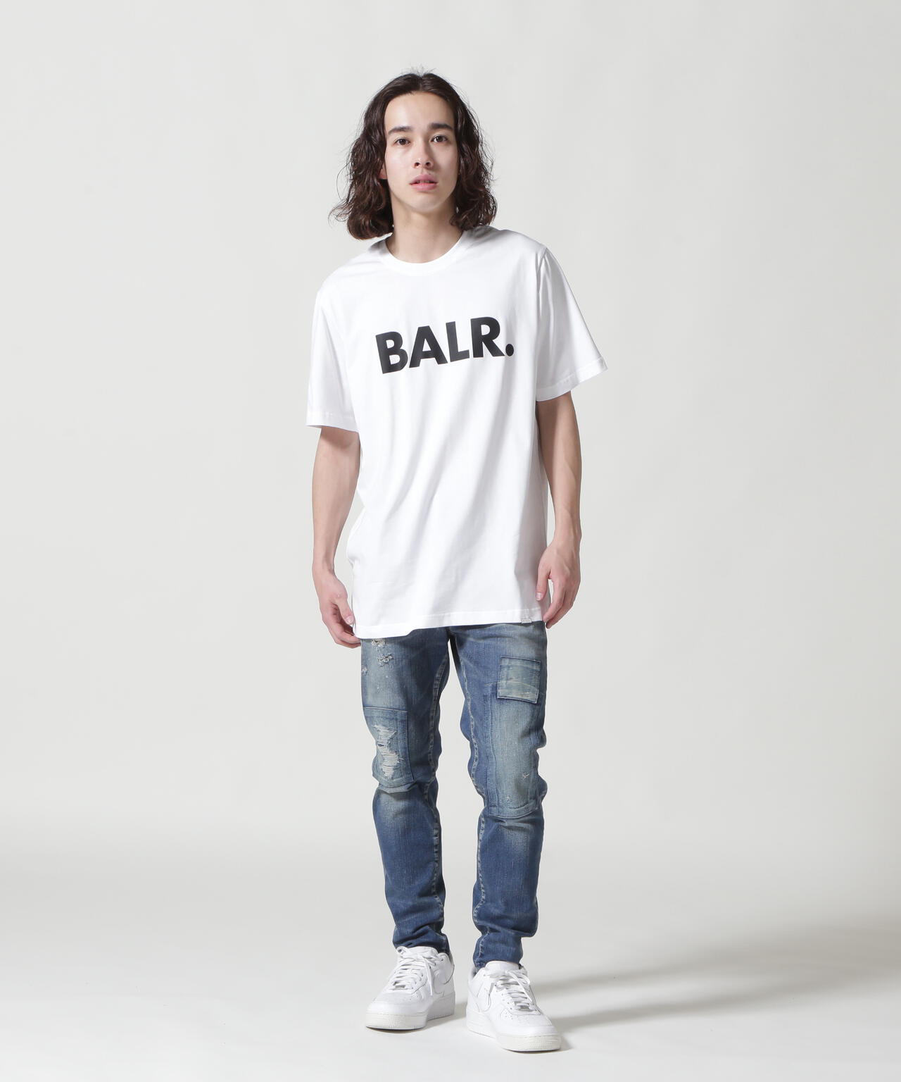 BALR./ボーラー/BRAND STRAIGHT T-SHIRT/正規商品