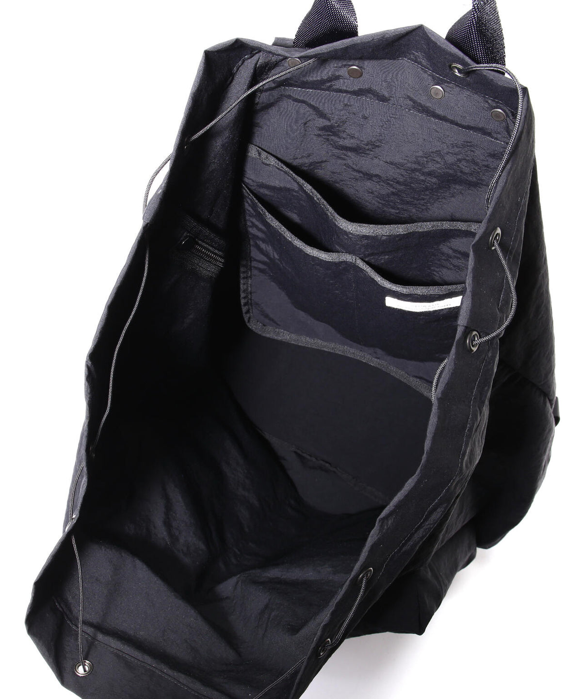 SLOW(スロウ)Span nylon-draw string day pack-2024SS