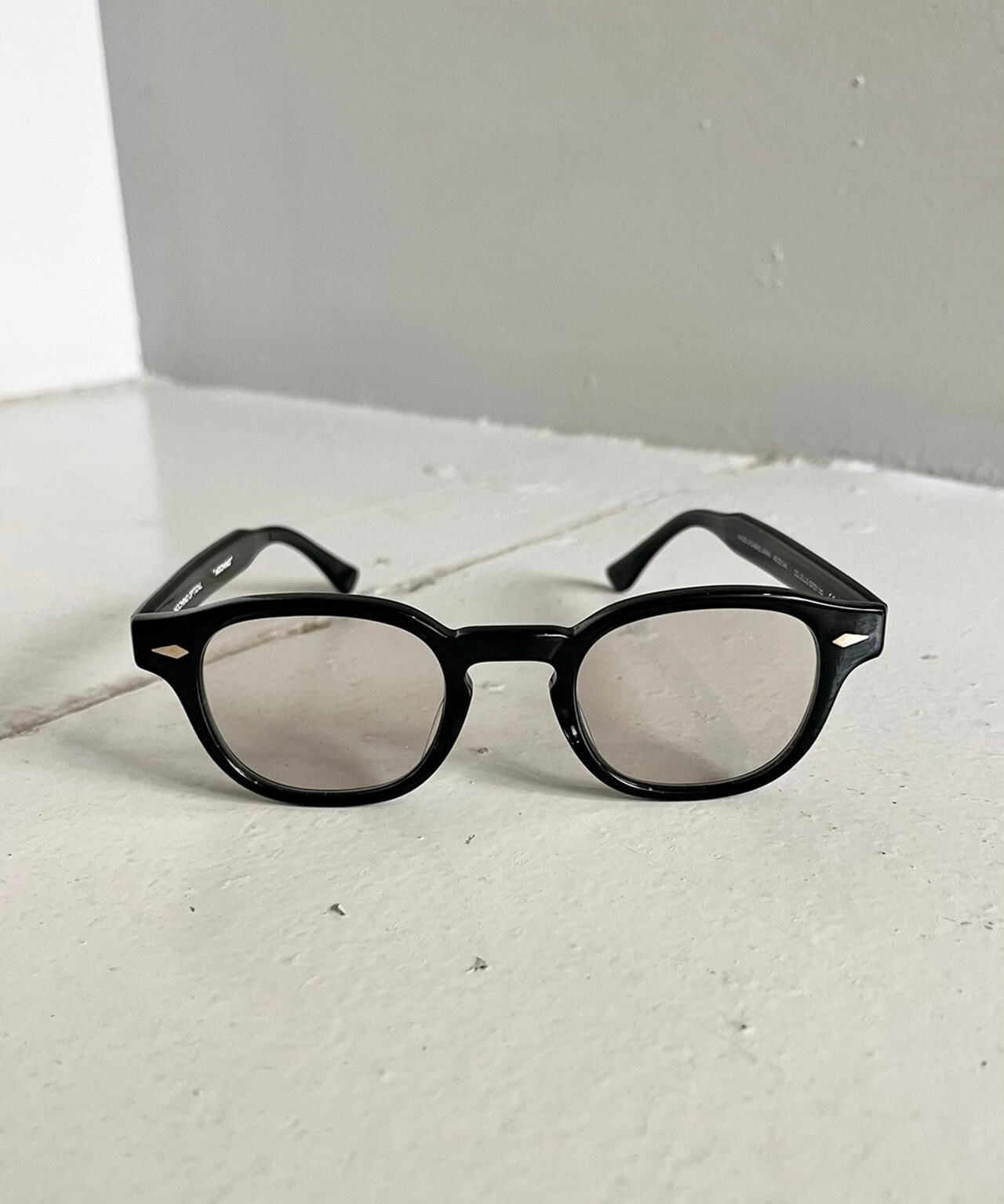 NOCHINO OPTICAL(ノチノ オプティカル) 別注NOCHINO/TRANSPARENT BLUE GREYxBROWN LENS