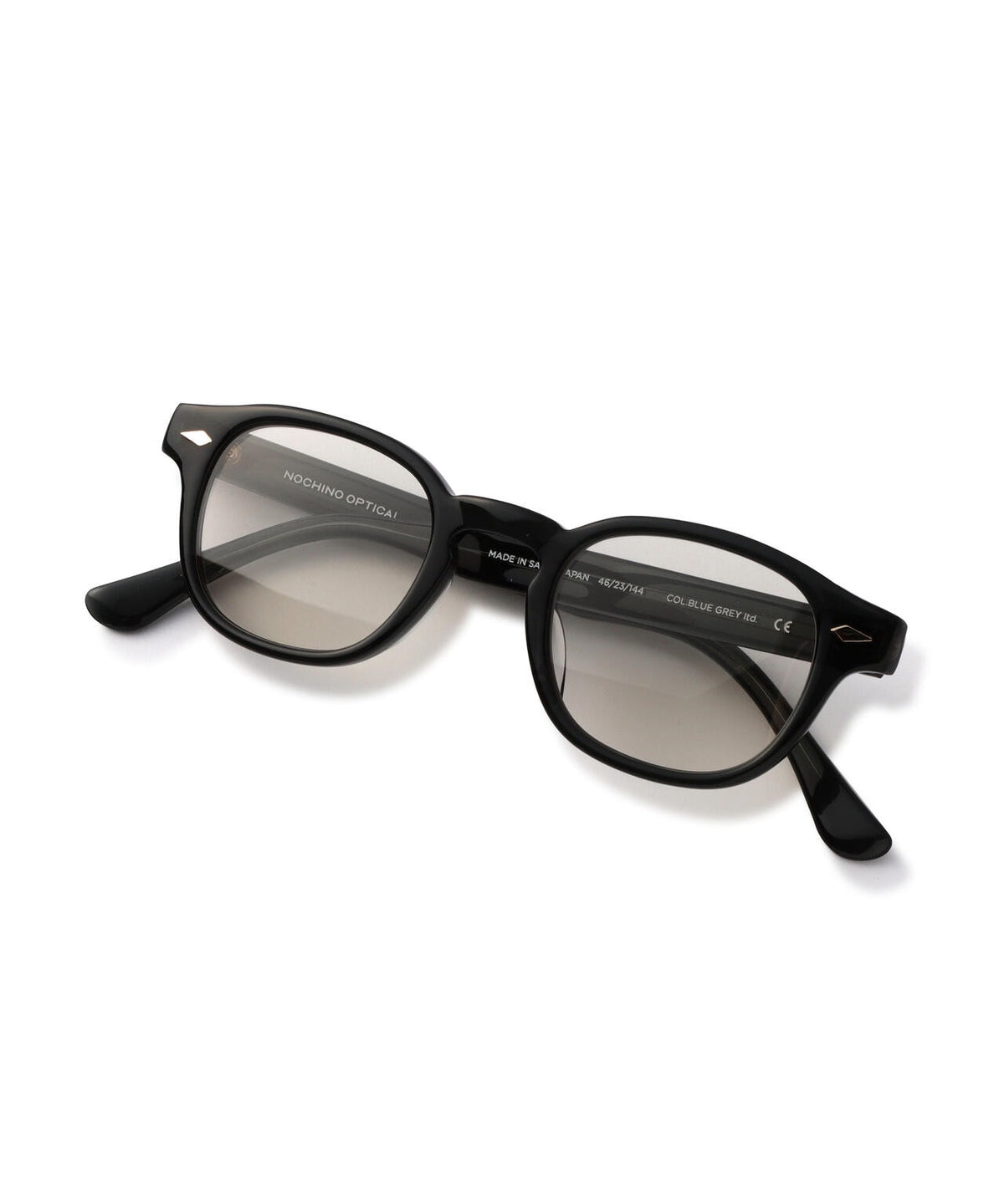 NOCHINO OPTICAL(ノチノ オプティカル) 別注NOCHINO/TRANSPARENT BLUE GREYxBROWN LENS