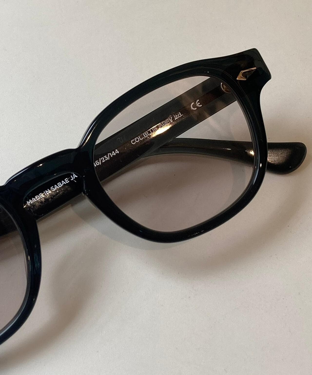 NOCHINO OPTICAL(ノチノ オプティカル) 別注NOCHINO/TRANSPARENT BLUE GREYxBROWN LENS