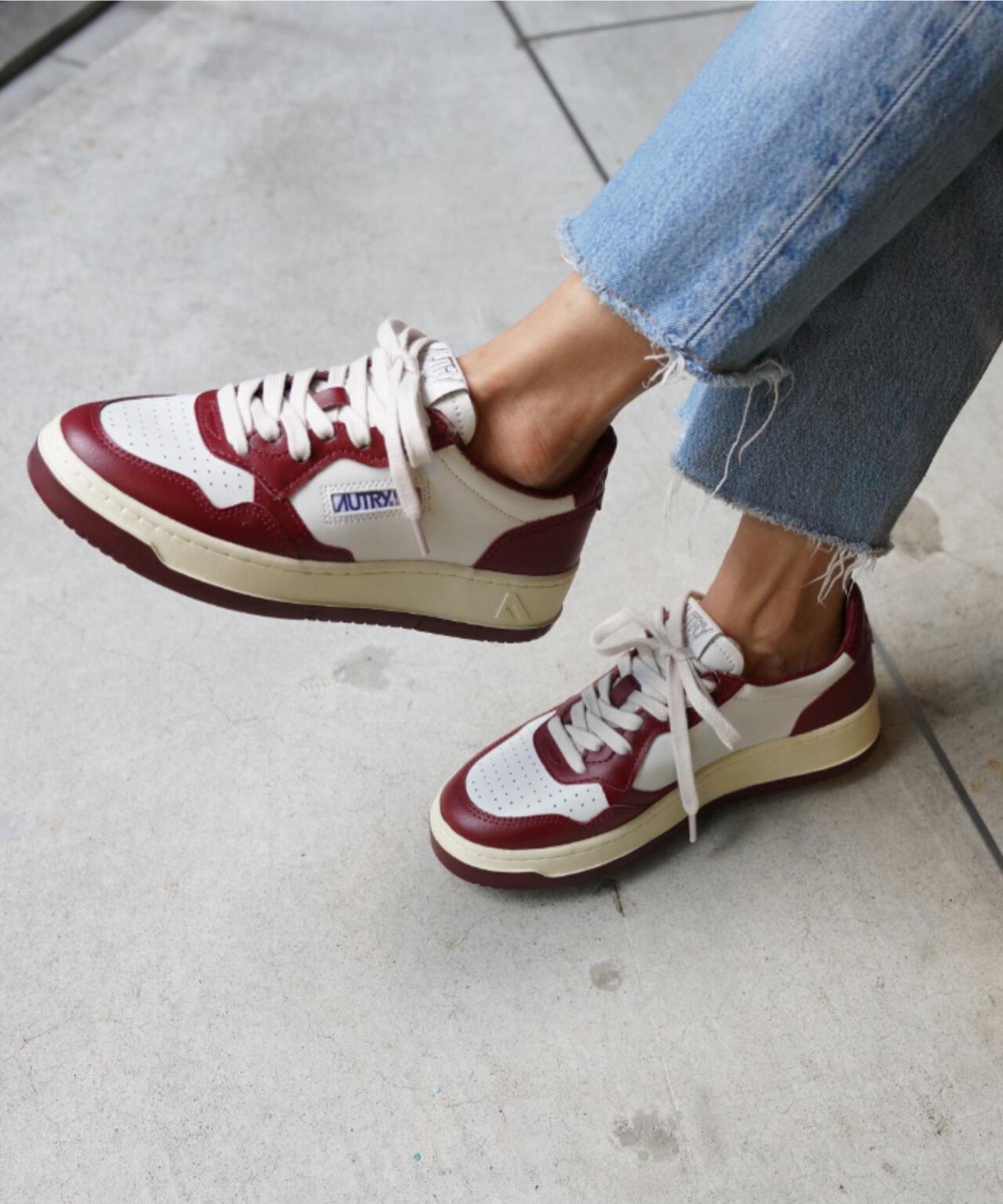 AUTRY〈オートリー〉WOMEN'S MEDALIST_LOW_LEATHER/LEATHER BICOLOR