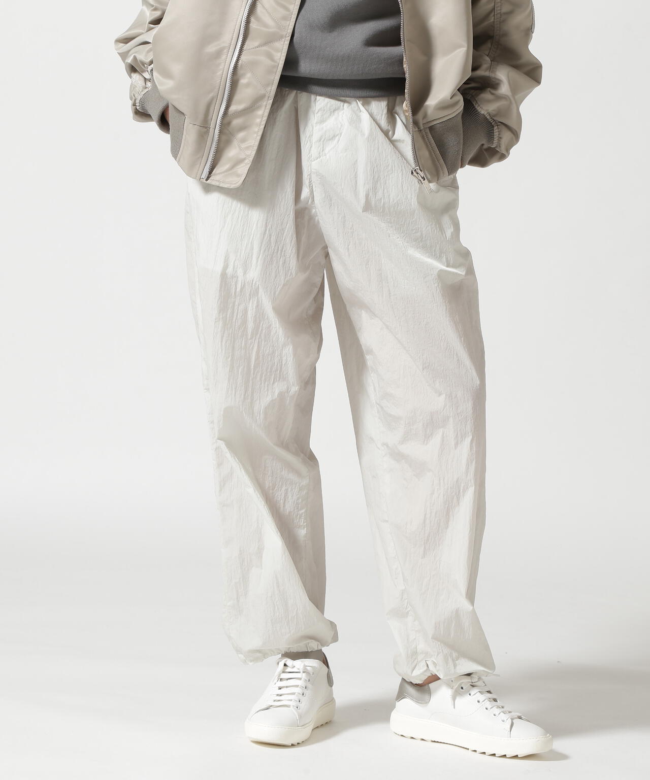 ATON (エイトン) HAND DIED NYLONOVER PANTS
