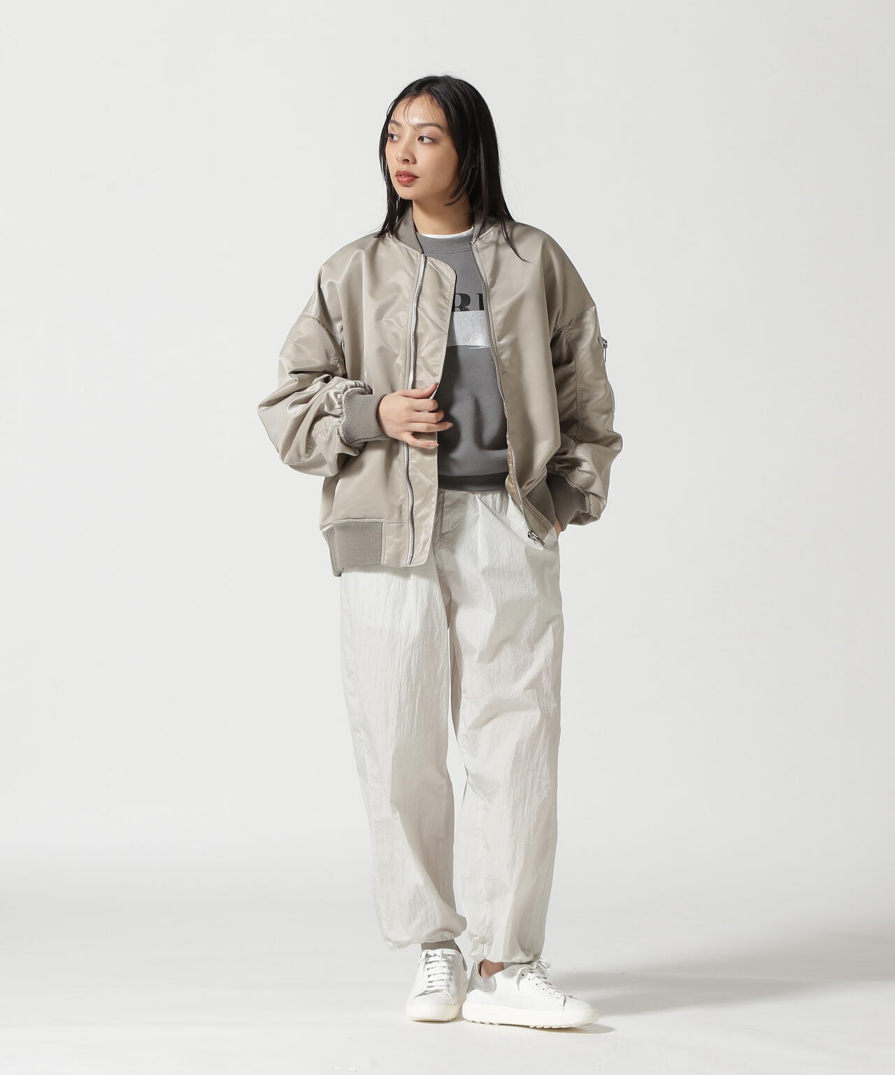ATON (エイトン) HAND DIED NYLONOVER PANTS