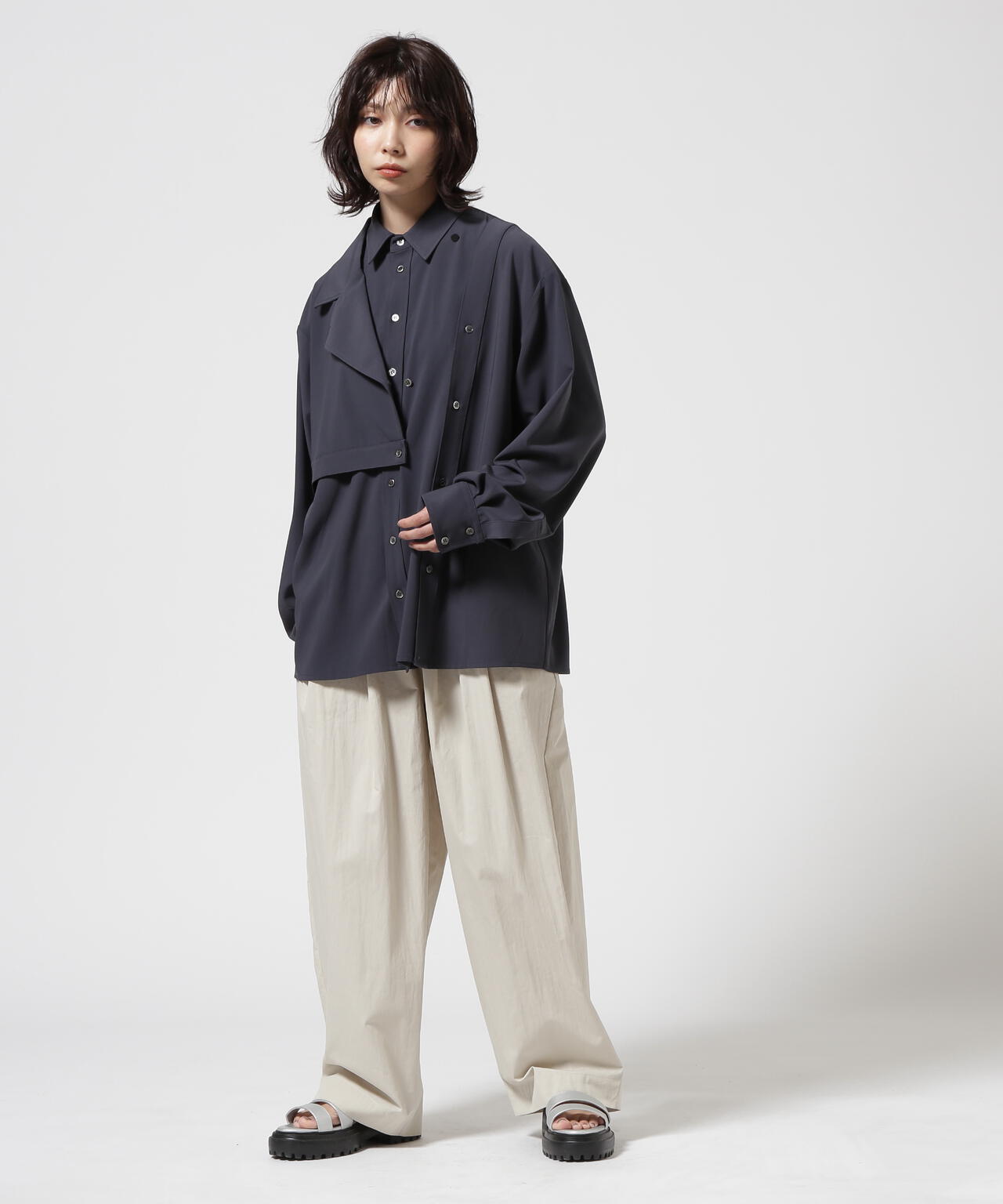 DROIT BELLO(ドロイトベロ)2Tuck Easy Pants