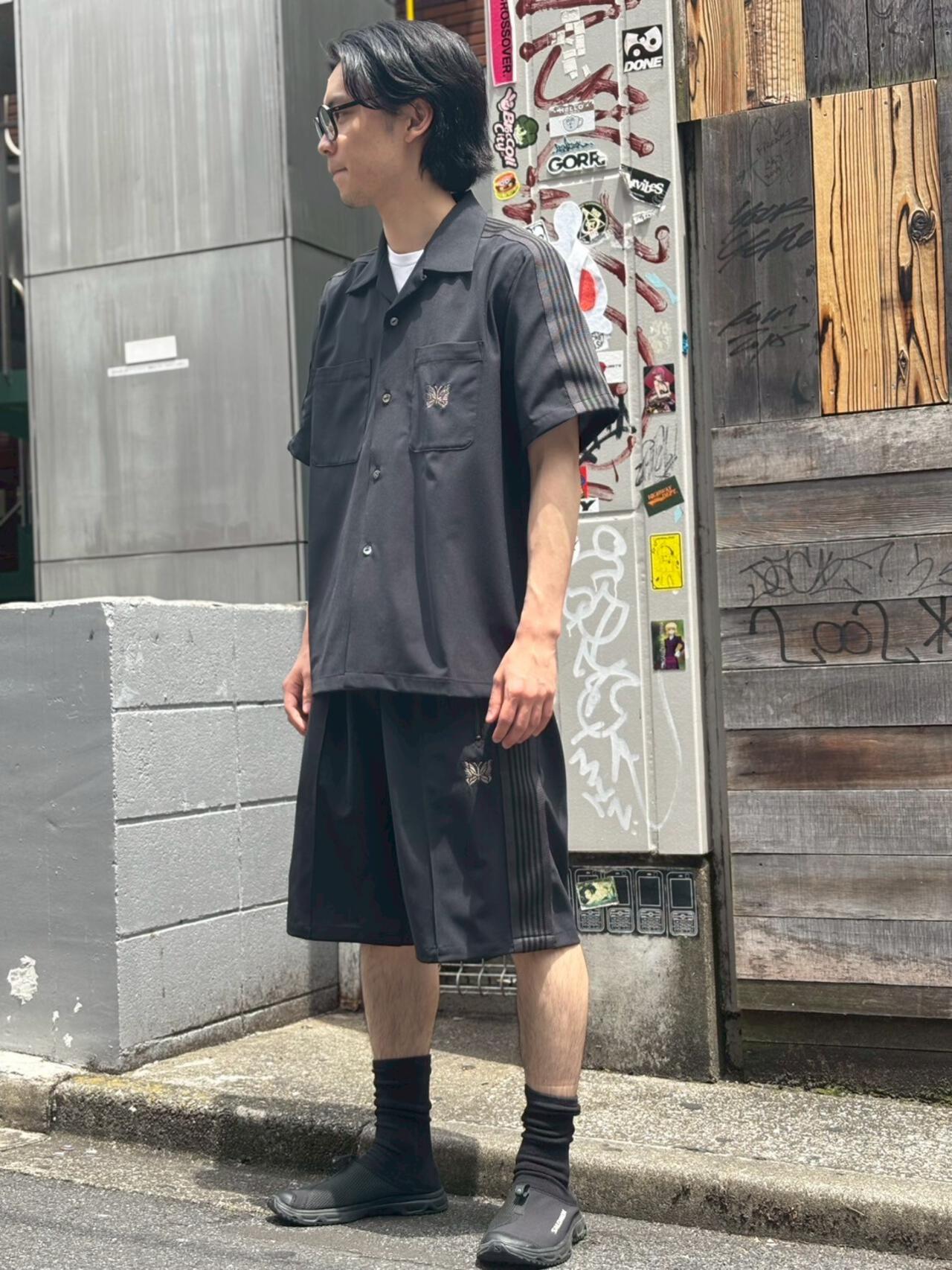 NEEDLES【B'2nd EXCLUSIVE】TRACK SHORT POLY CLOTH