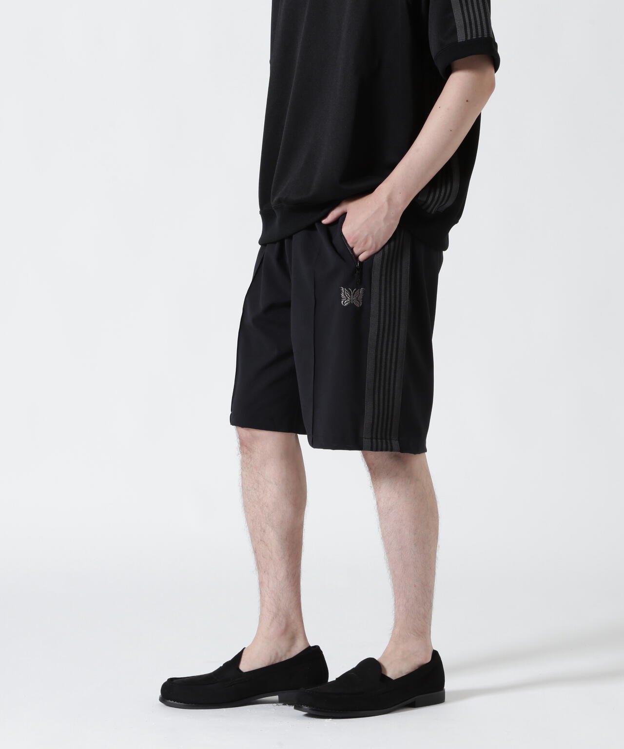 NEEDLES【B'2nd EXCLUSIVE】TRACK SHORT POLY CLOTH